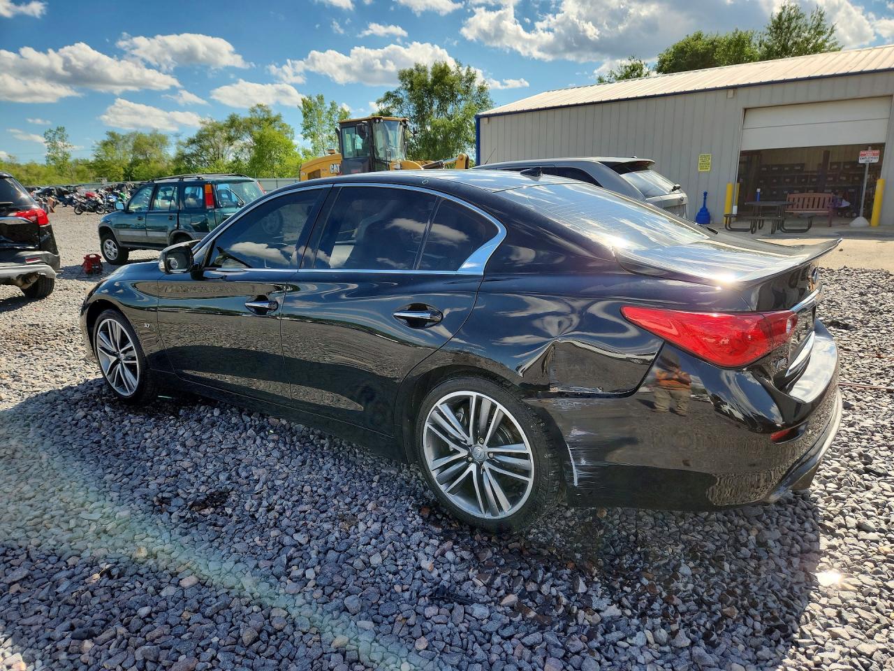 2014 Infiniti Q50 Base Black vin: JN1BV7AR9EM684906