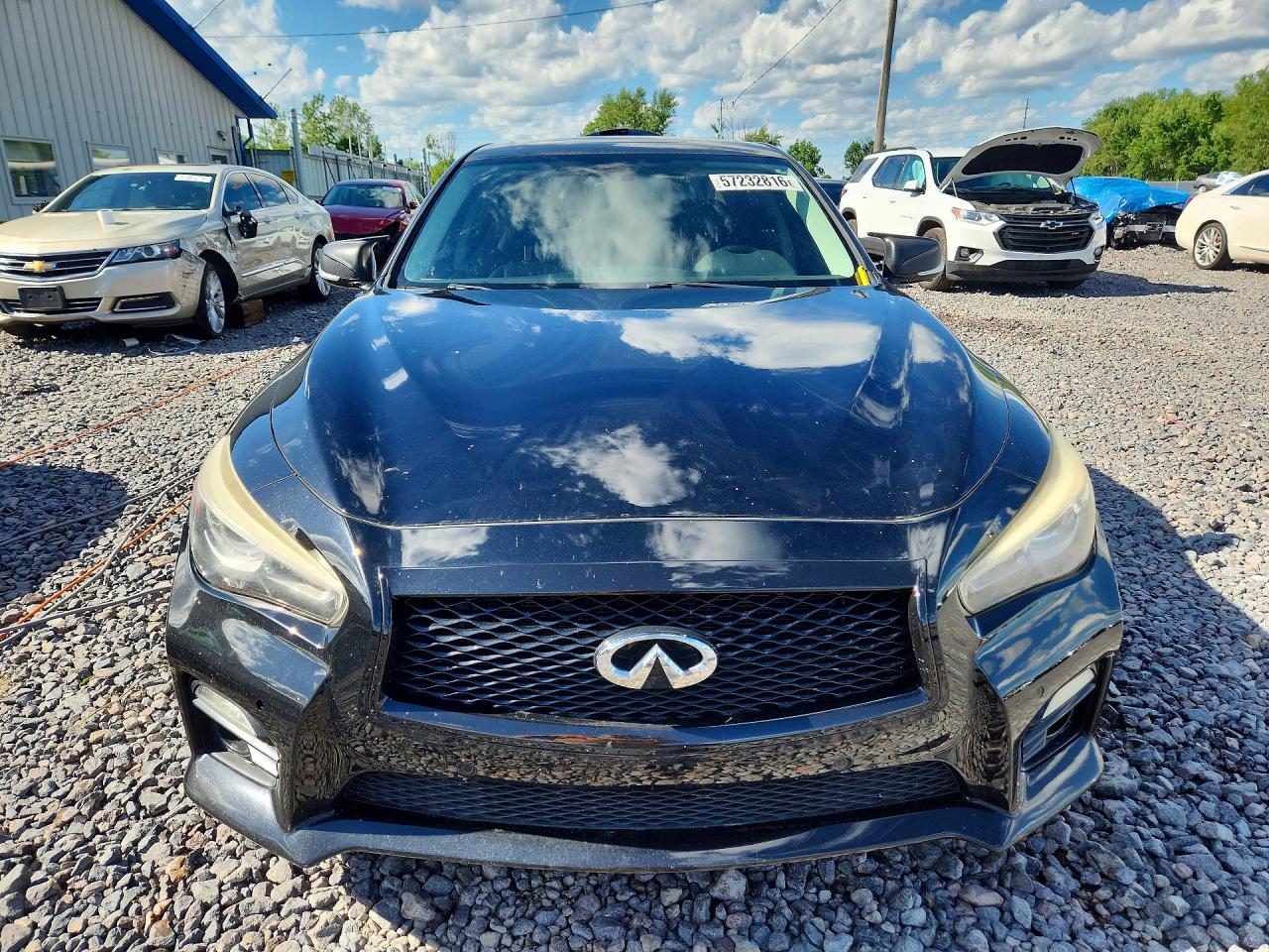 2014 Infiniti Q50 Base Black vin: JN1BV7AR9EM684906