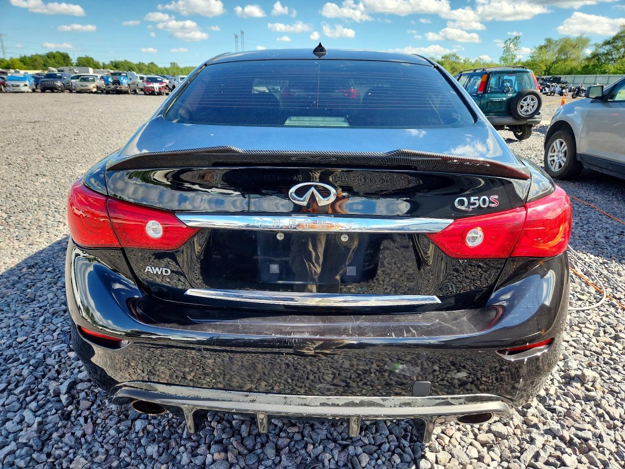 2014 Infiniti Q50 Base Black vin: JN1BV7AR9EM684906