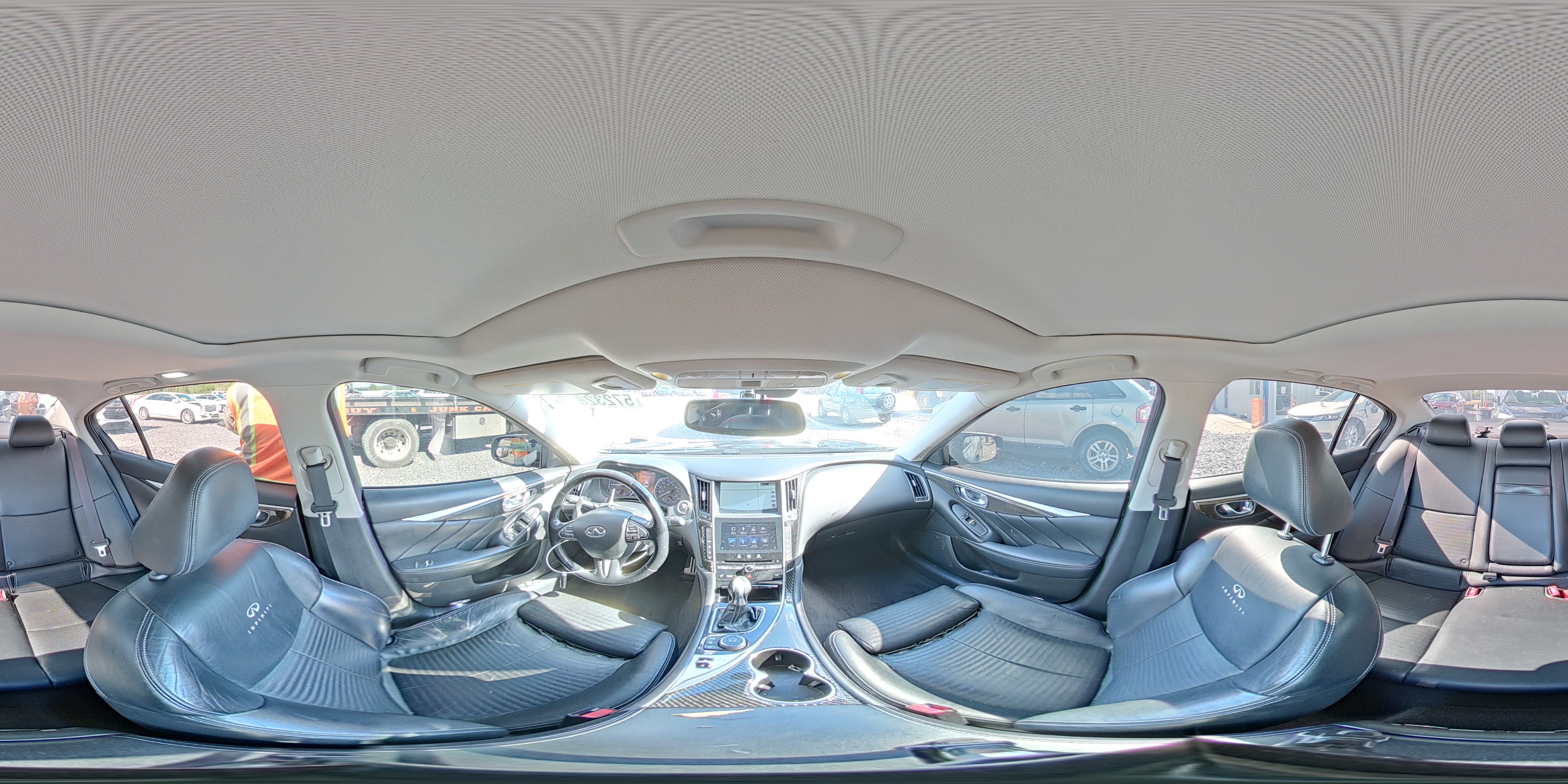2014 Infiniti Q50 Base Black vin: JN1BV7AR9EM684906