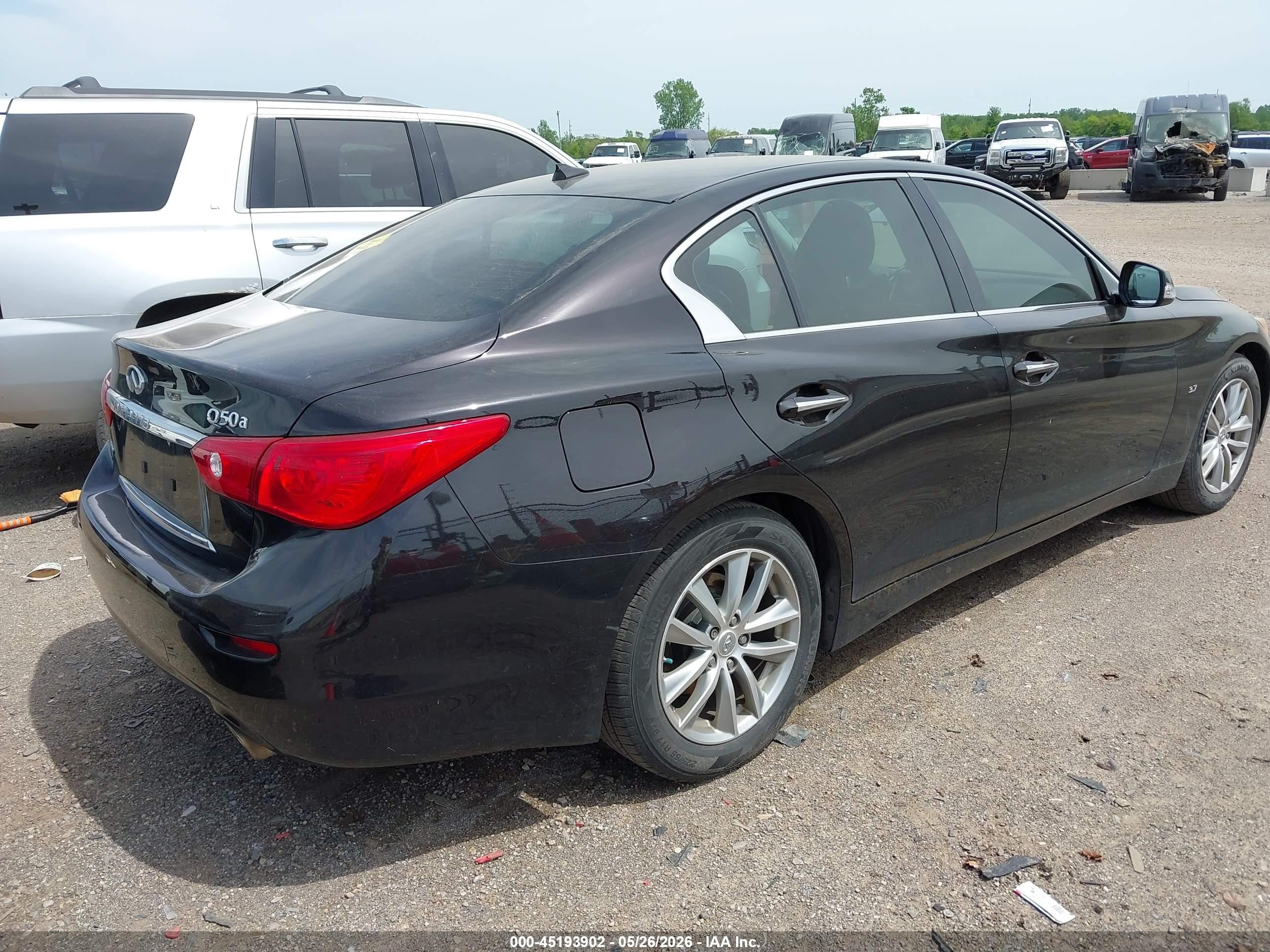 2014 Infiniti Q50   Black vin: JN1BV7AR9EM689135