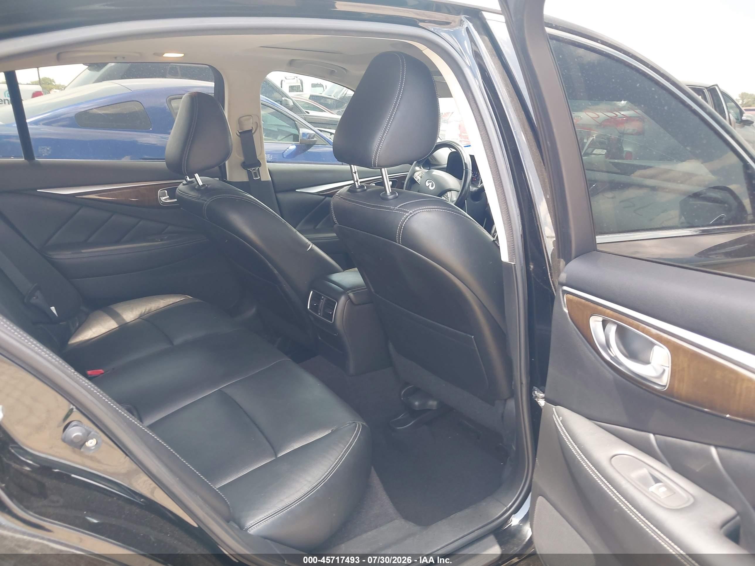 2014 Infiniti Q50 Premium Черный vin: JN1BV7AR9EM689314