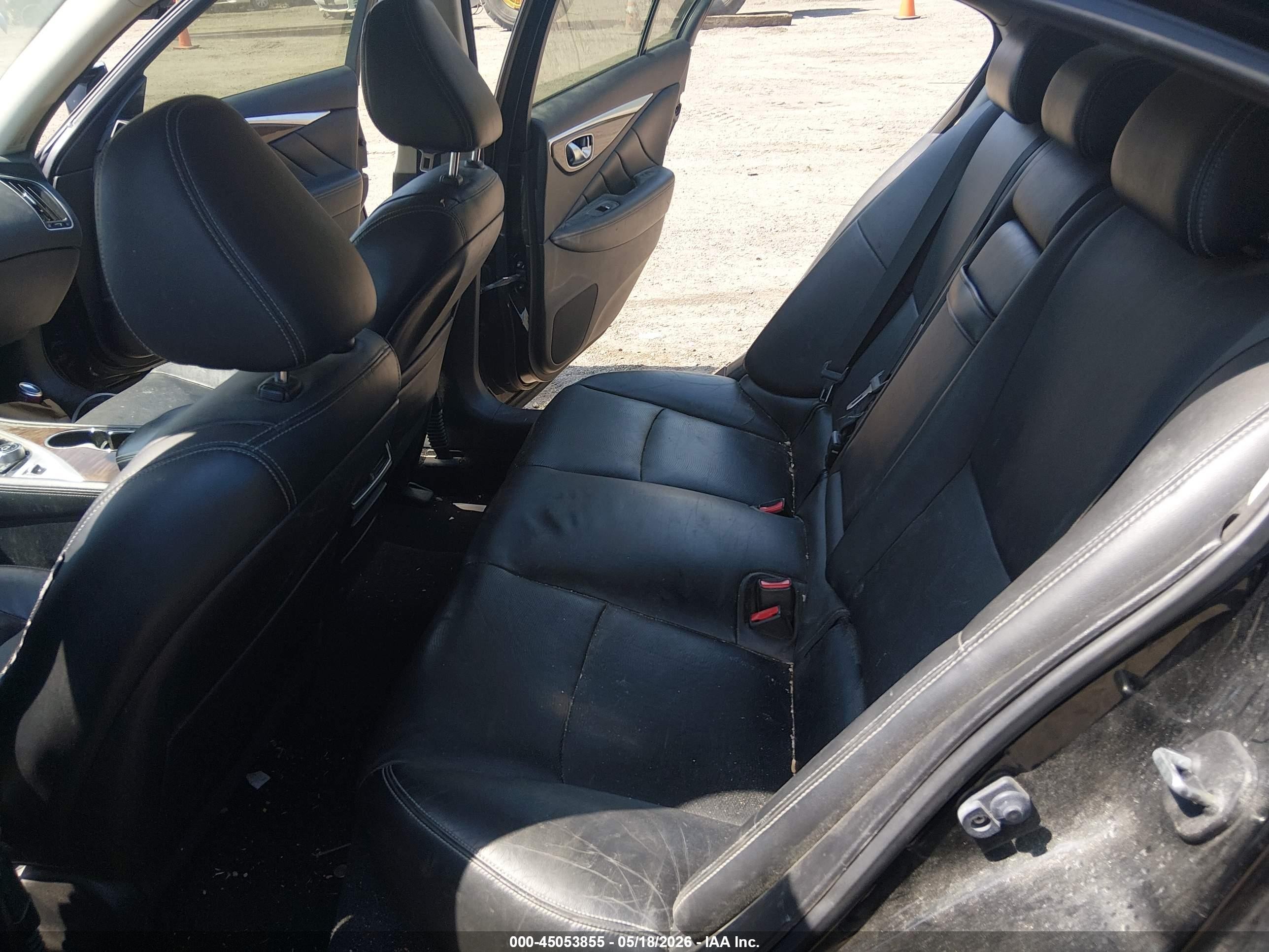 2014 Infiniti Q50 Premium Black vin: JN1BV7AR9EM691628