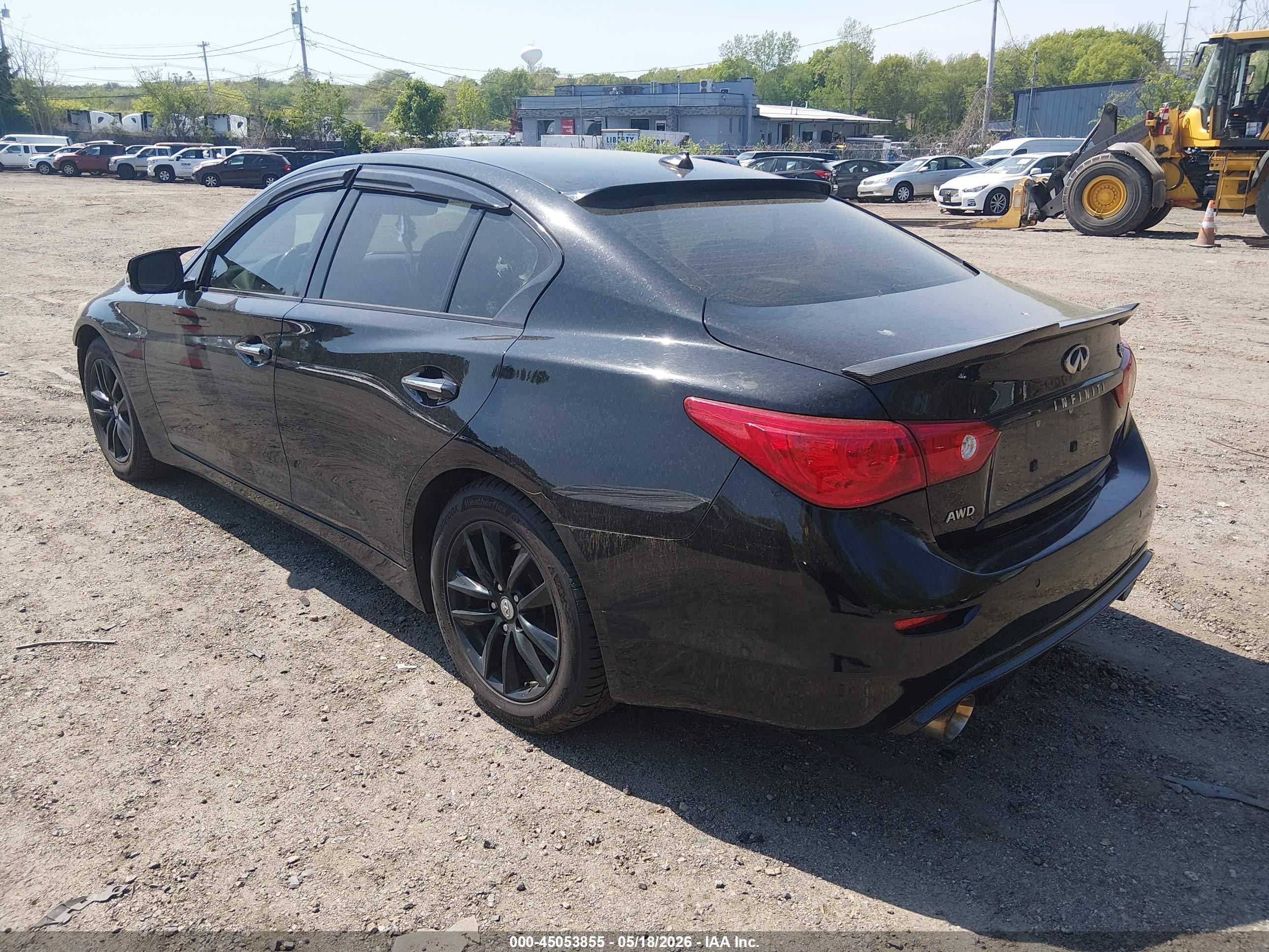 2014 Infiniti Q50 Premium Black vin: JN1BV7AR9EM691628
