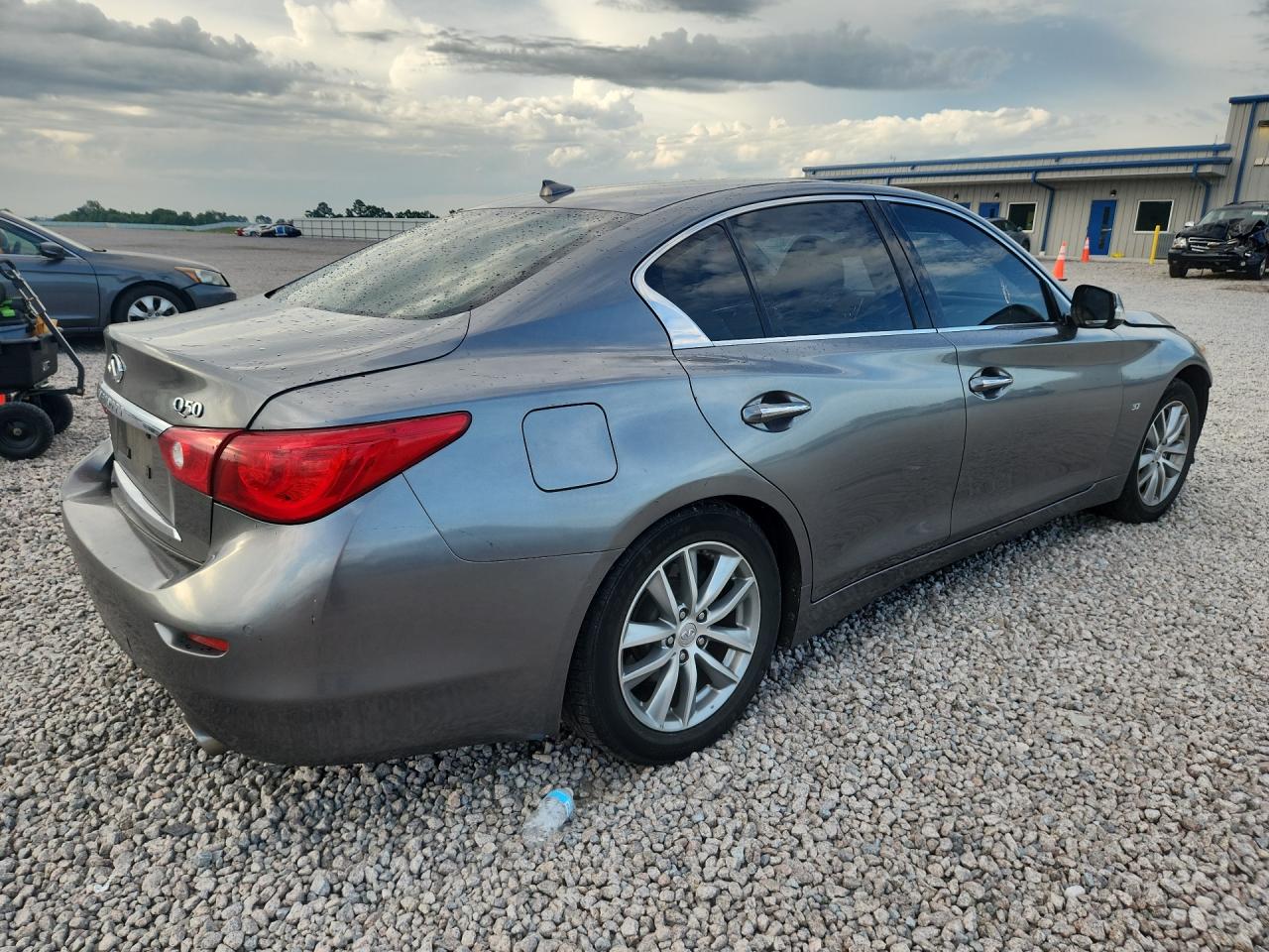 2014 Infiniti Q50 Premium Gray vin: JN1BV7AR9EM698630