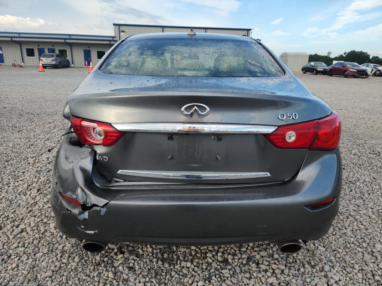 2014 Infiniti Q50 Premium Gray vin: JN1BV7AR9EM698630