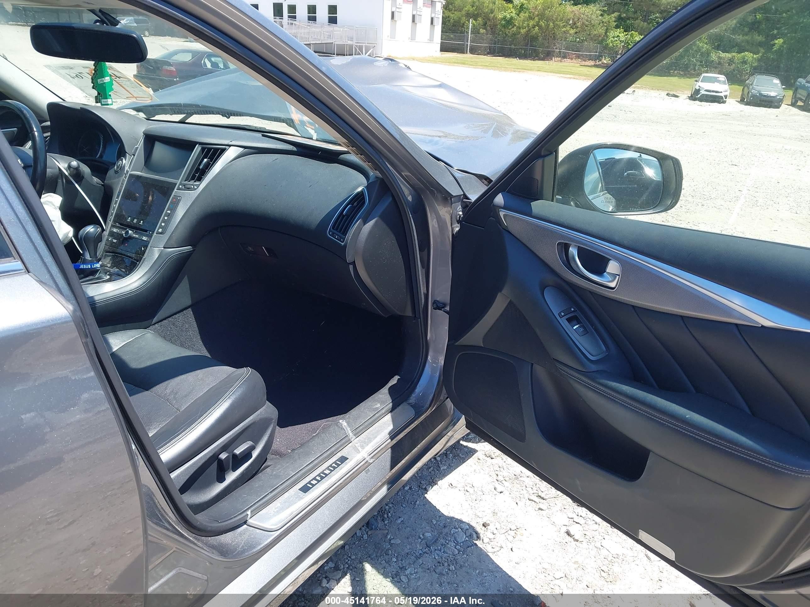 2014 Infiniti Q50 Premium Gray vin: JN1BV7AR9EM701669