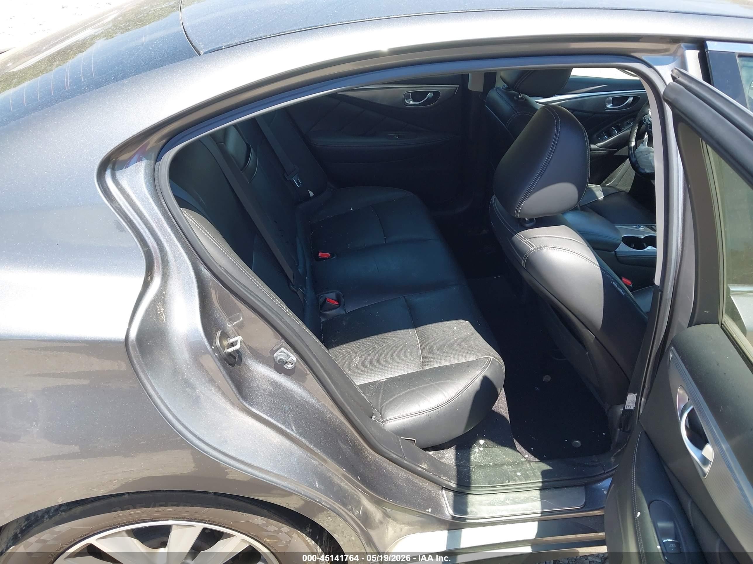 2014 Infiniti Q50 Premium Gray vin: JN1BV7AR9EM701669