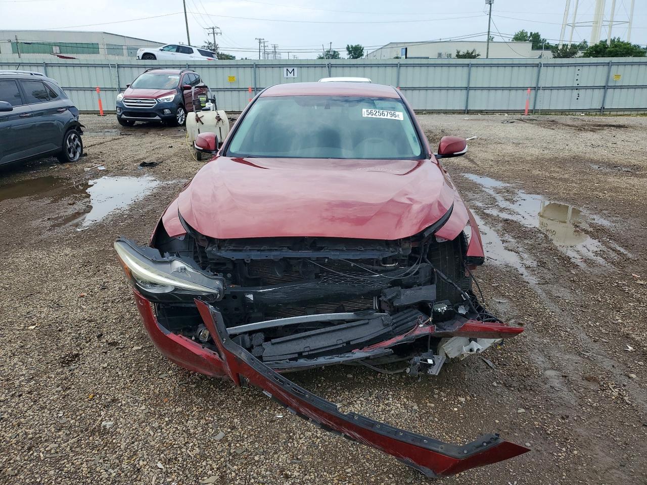 2014 Infiniti Q50 Base Red vin: JN1BV7AR9EM702661