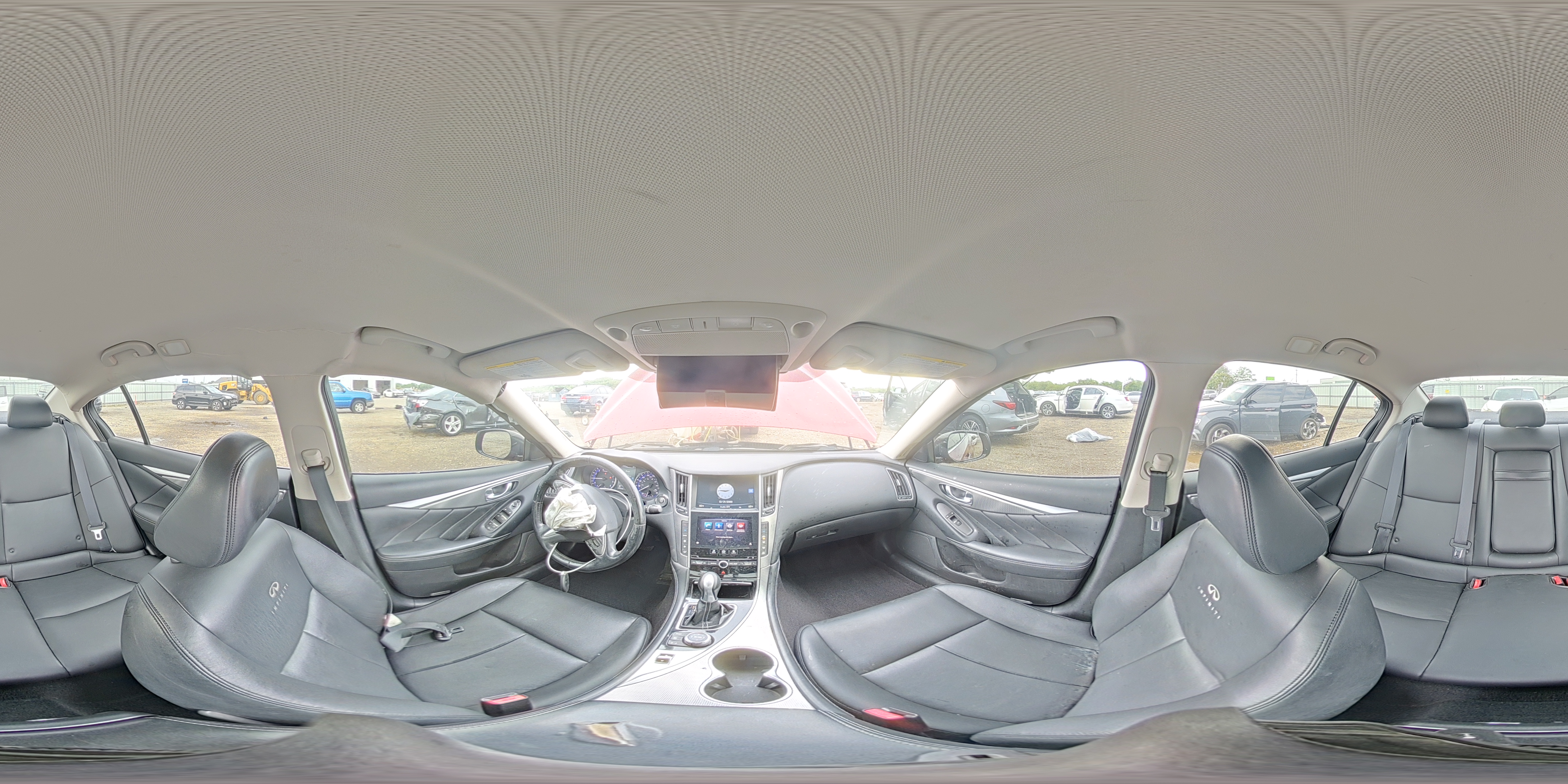 2014 Infiniti Q50 Base Red vin: JN1BV7AR9EM702661