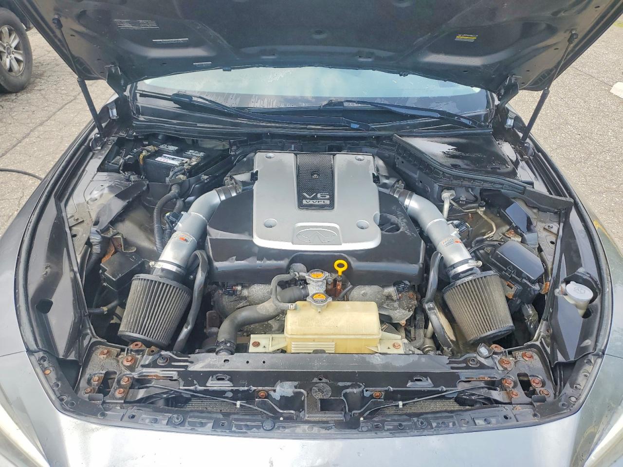 2015 Infiniti Q50 Base Gray vin: JN1BV7AR9FM390035