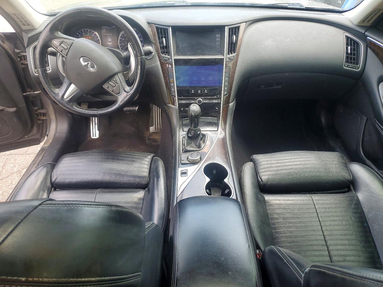 2015 Infiniti Q50 Base Gray vin: JN1BV7AR9FM390035