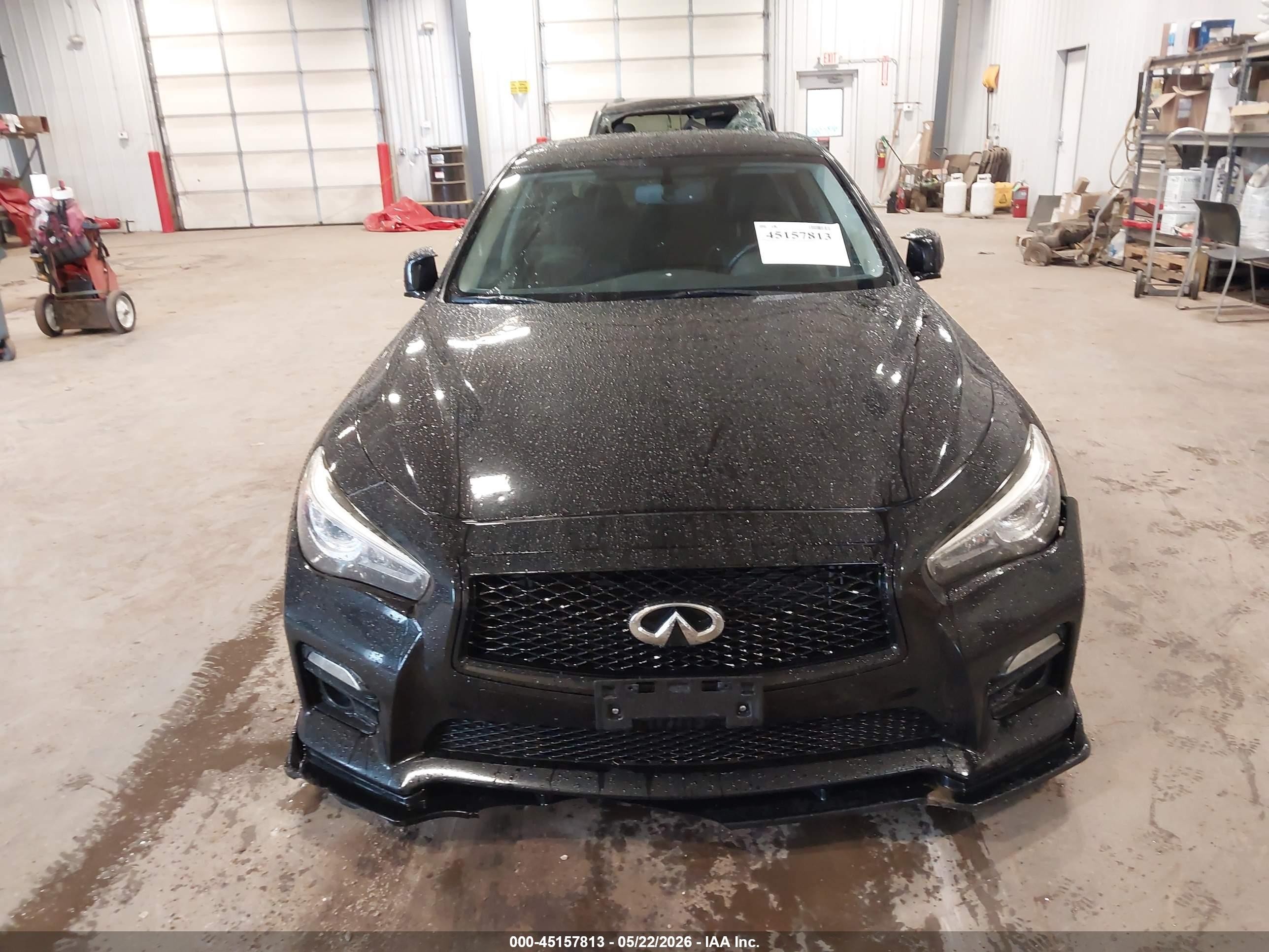 2015 Infiniti Q50 Sport Black vin: JN1BV7AR9FM393839