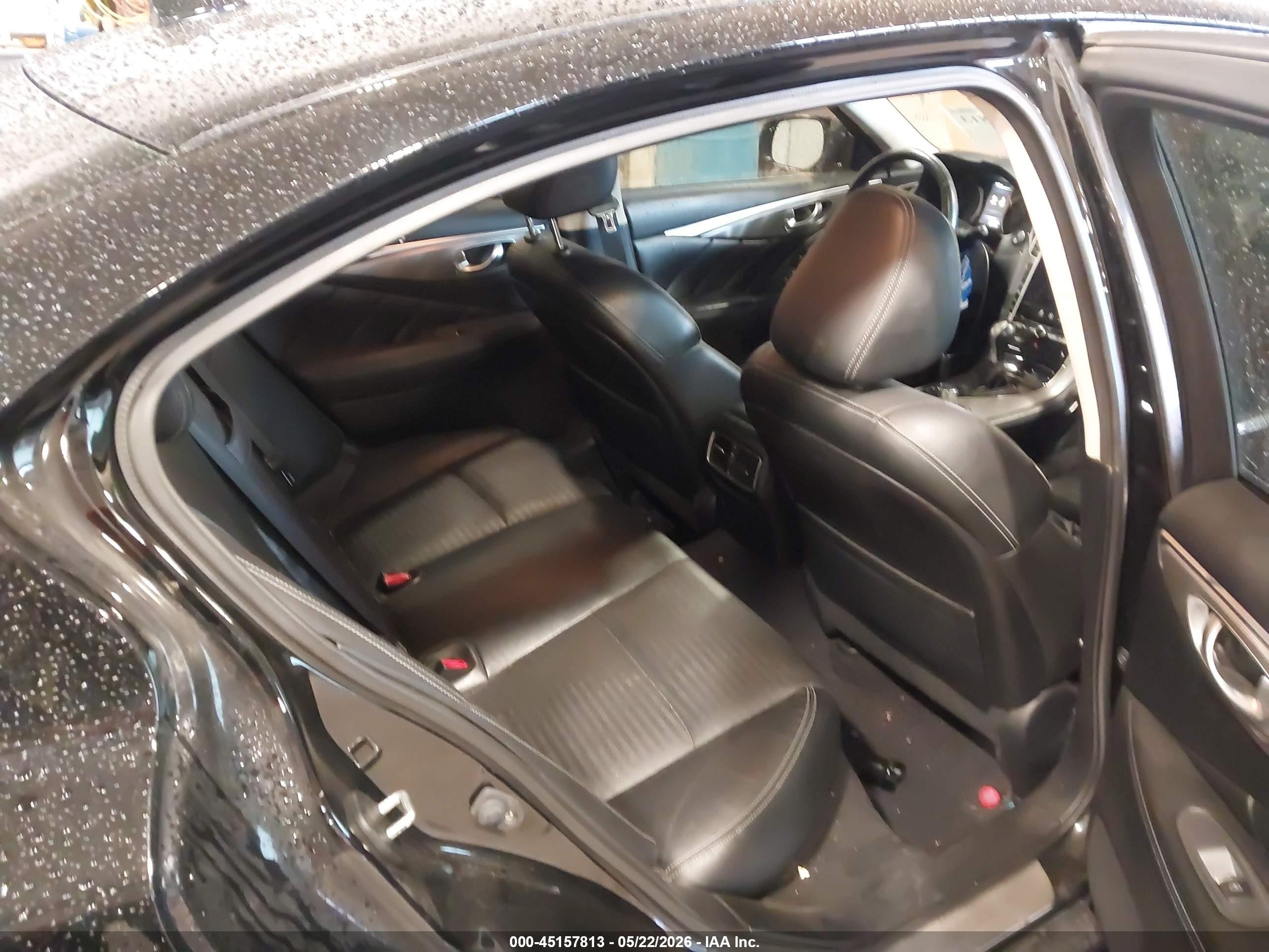 2015 Infiniti Q50 Sport Black vin: JN1BV7AR9FM393839