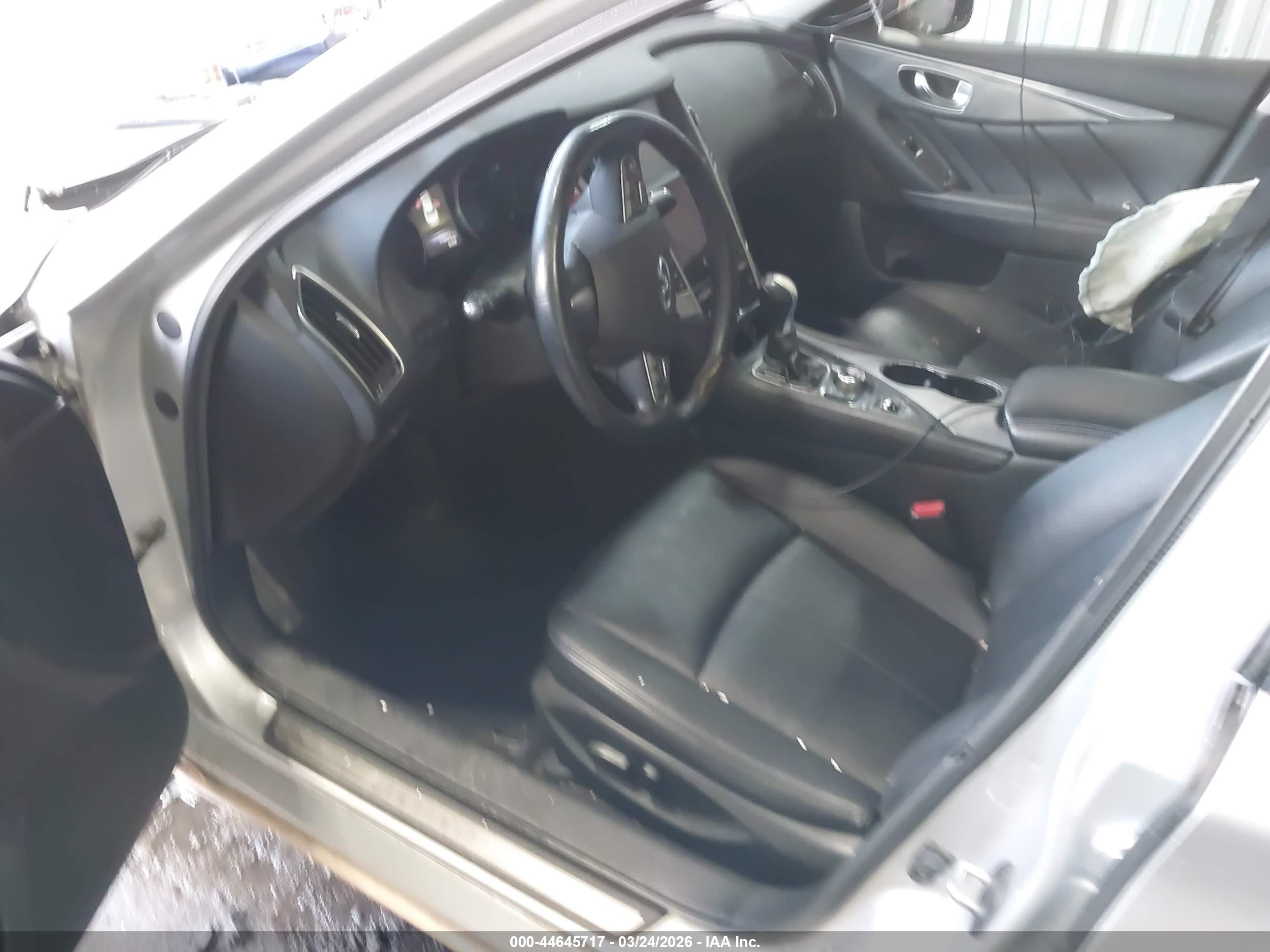 2015 Infiniti Q50 Premium/sport Gray vin: JN1BV7AR9FM395879