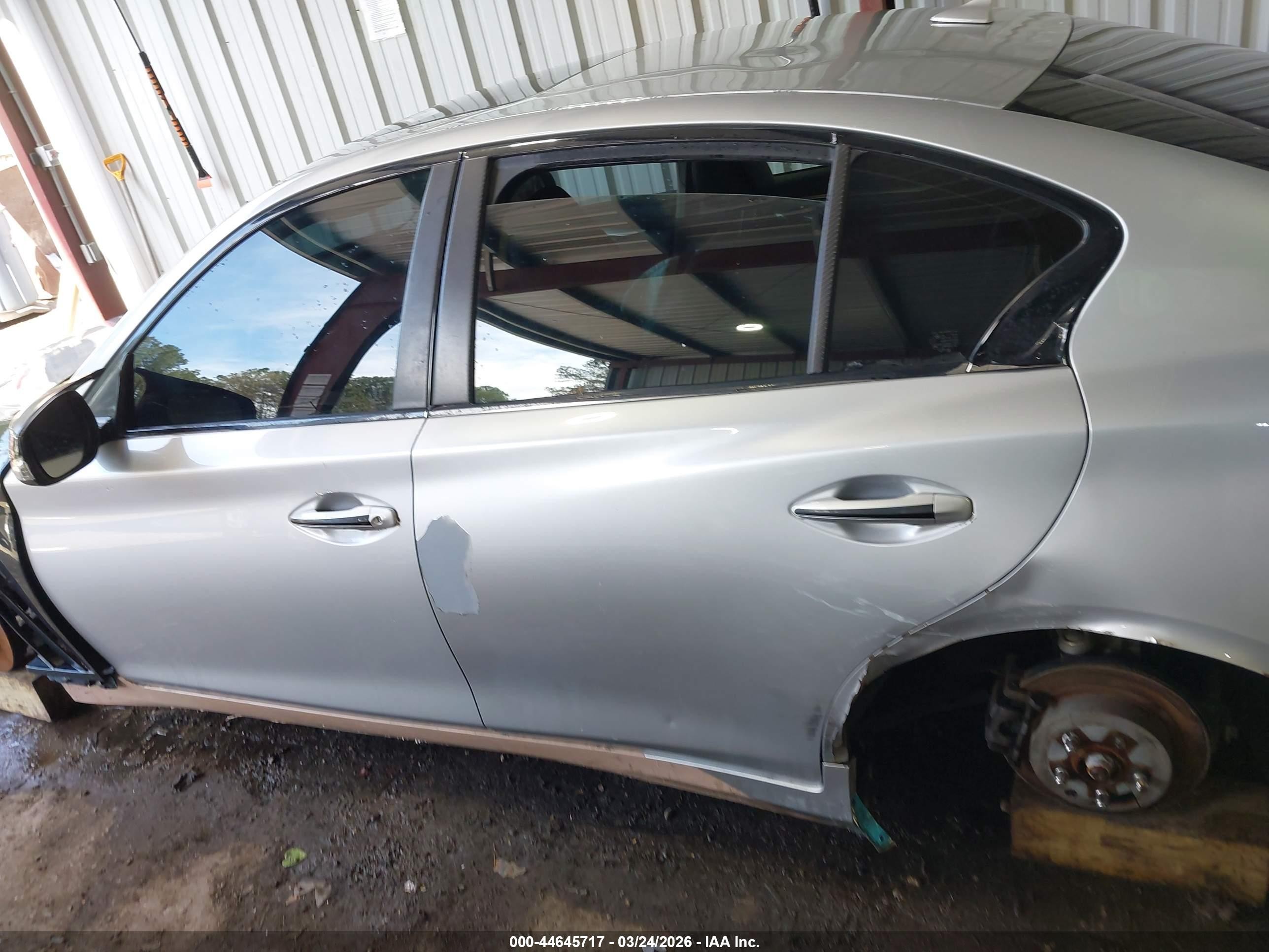 2015 Infiniti Q50 Premium/sport Gray vin: JN1BV7AR9FM395879