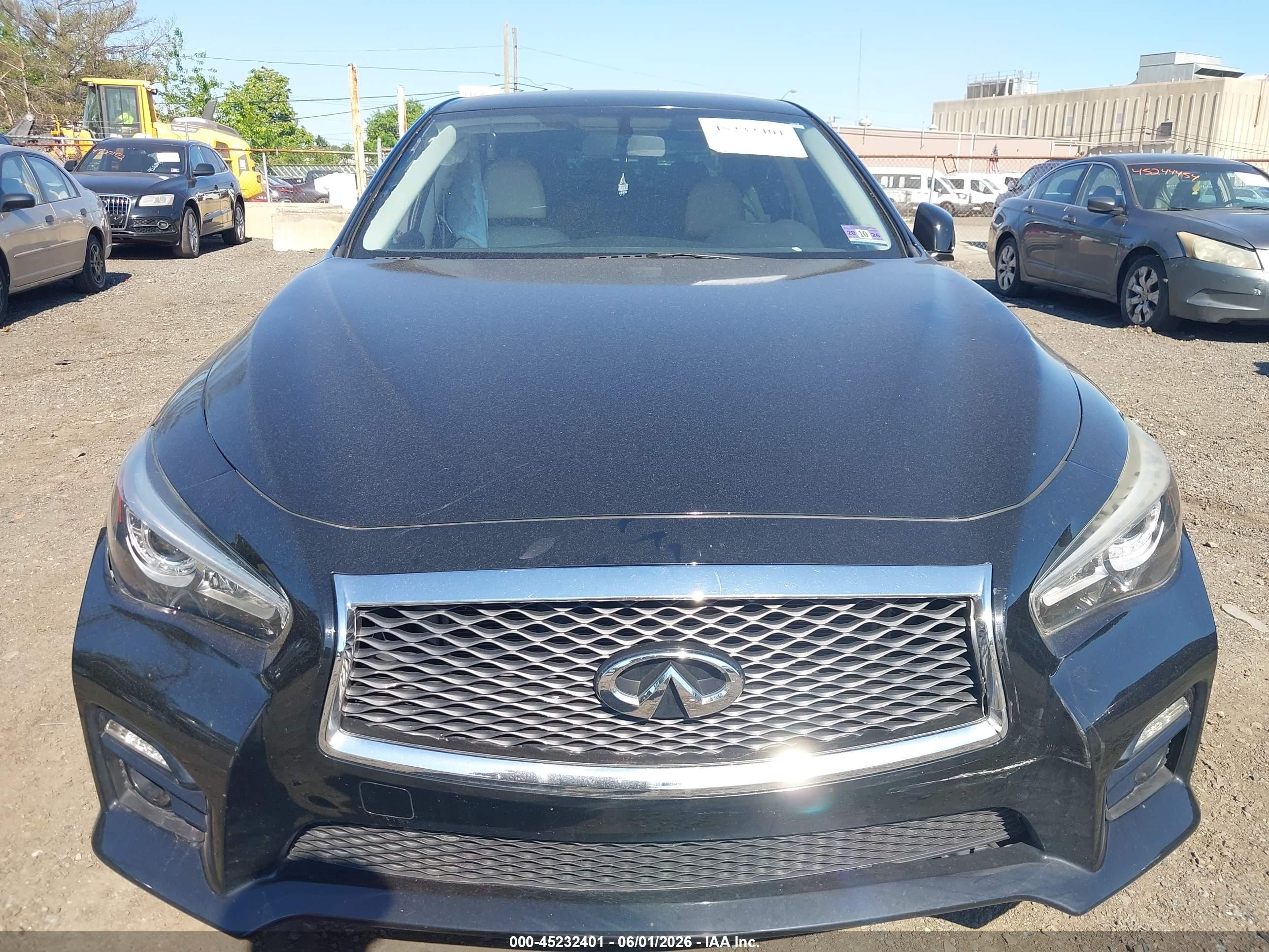 2015 Infiniti Q50   Black vin: JN1BV7AR9FM397146