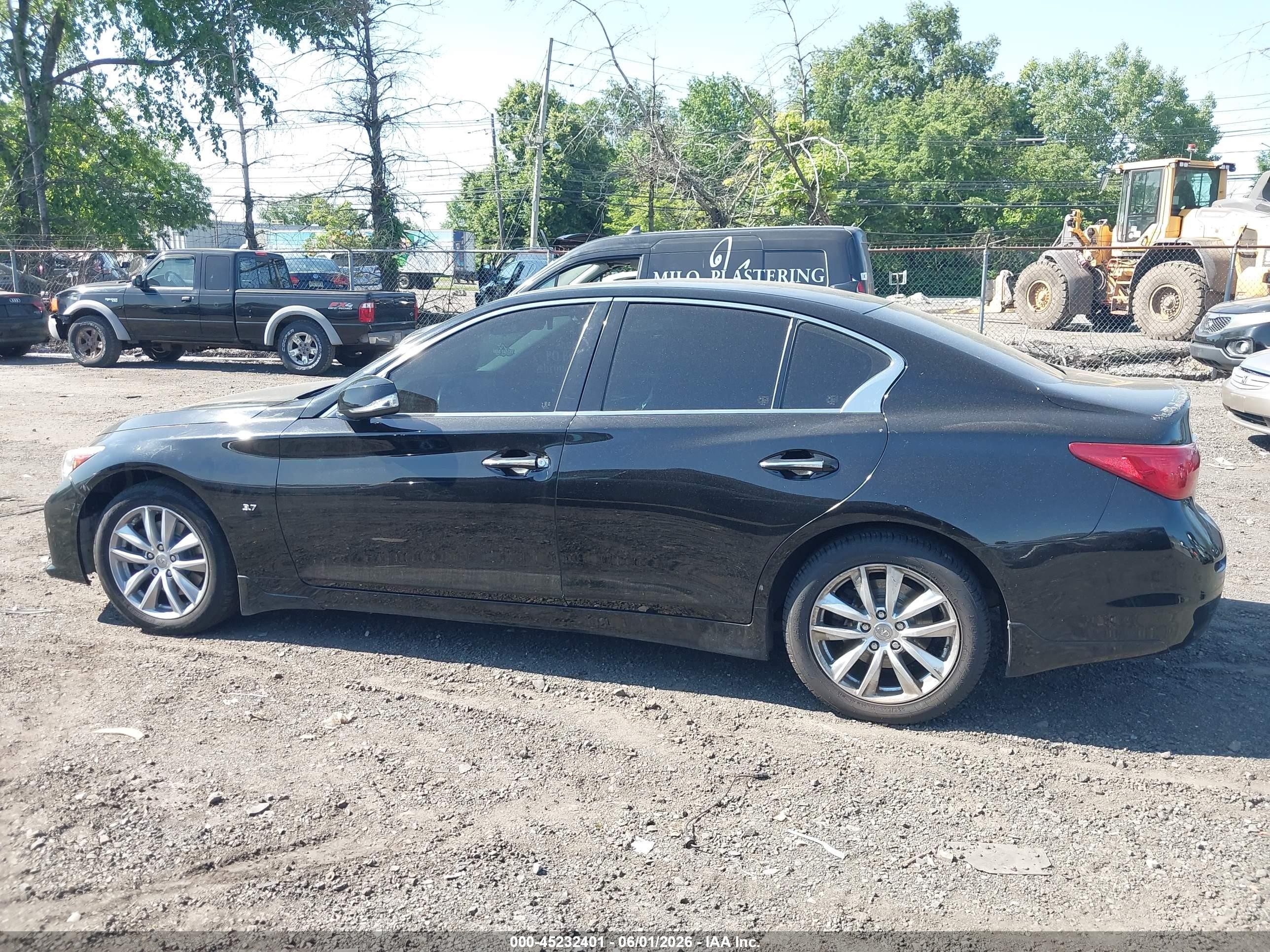 2015 Infiniti Q50   Black vin: JN1BV7AR9FM397146
