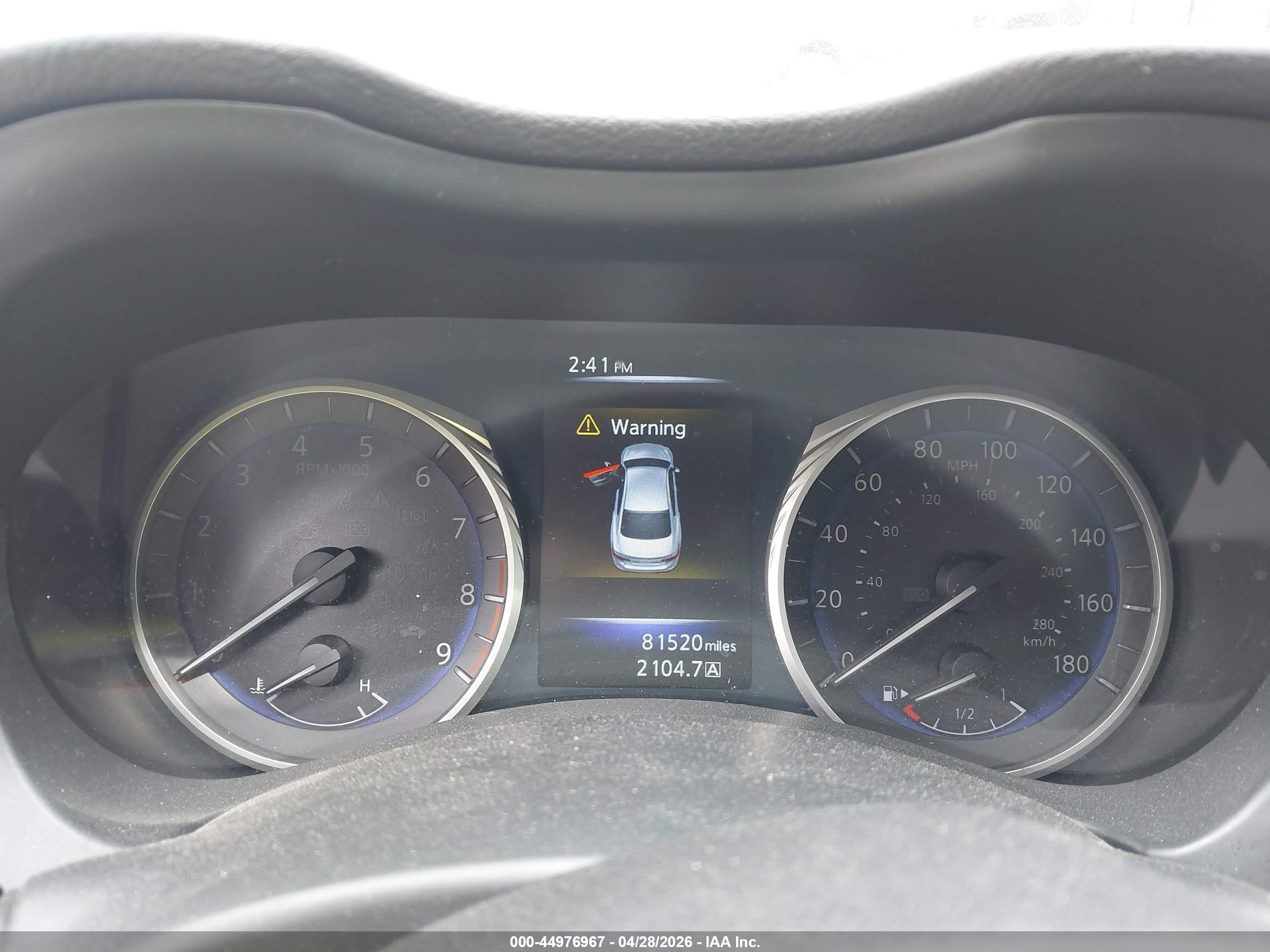 2015 Infiniti Q50 Premium White vin: JN1BV7AR9FM397521