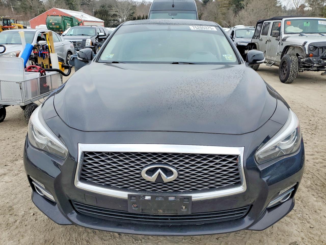2015 Infiniti Q50 Base Black vin: JN1BV7AR9FM398457