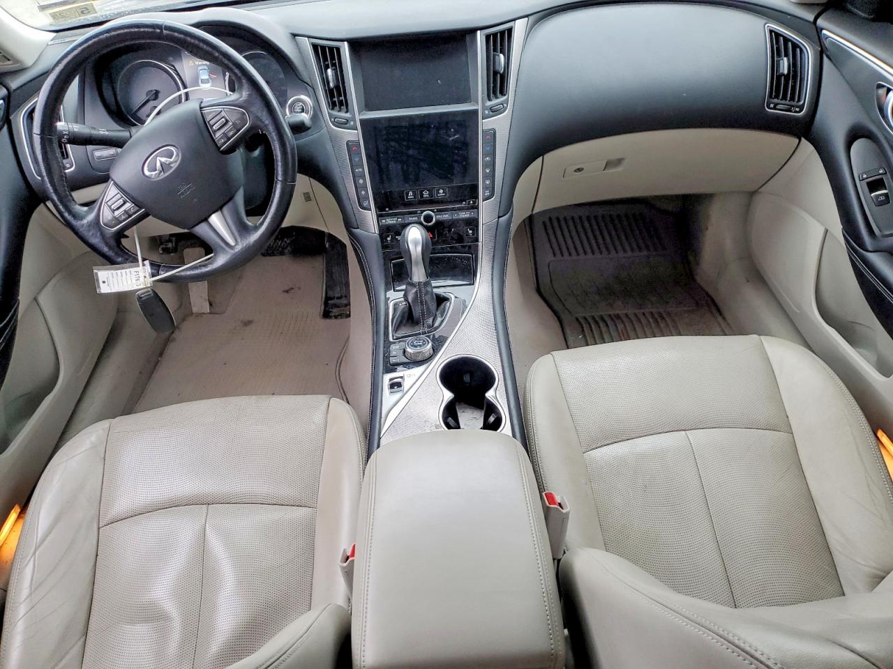 2015 Infiniti Q50 Base Black vin: JN1BV7AR9FM398457