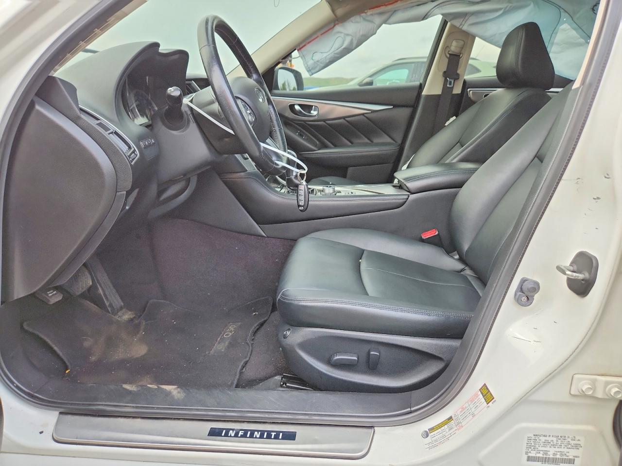 2015 Infiniti Q50 Base Gray vin: JN1BV7AR9FM398846