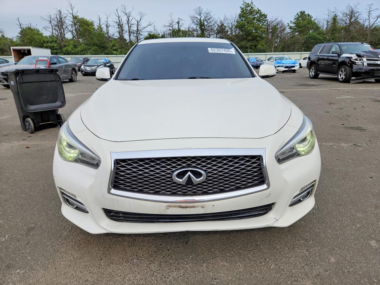 2015 Infiniti Q50 Base Gray vin: JN1BV7AR9FM398846