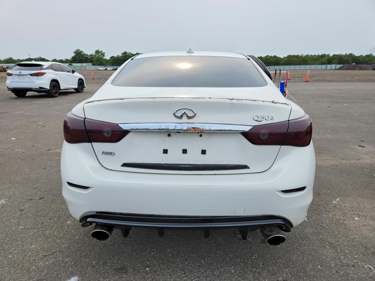 2015 Infiniti Q50 Base Gray vin: JN1BV7AR9FM398846