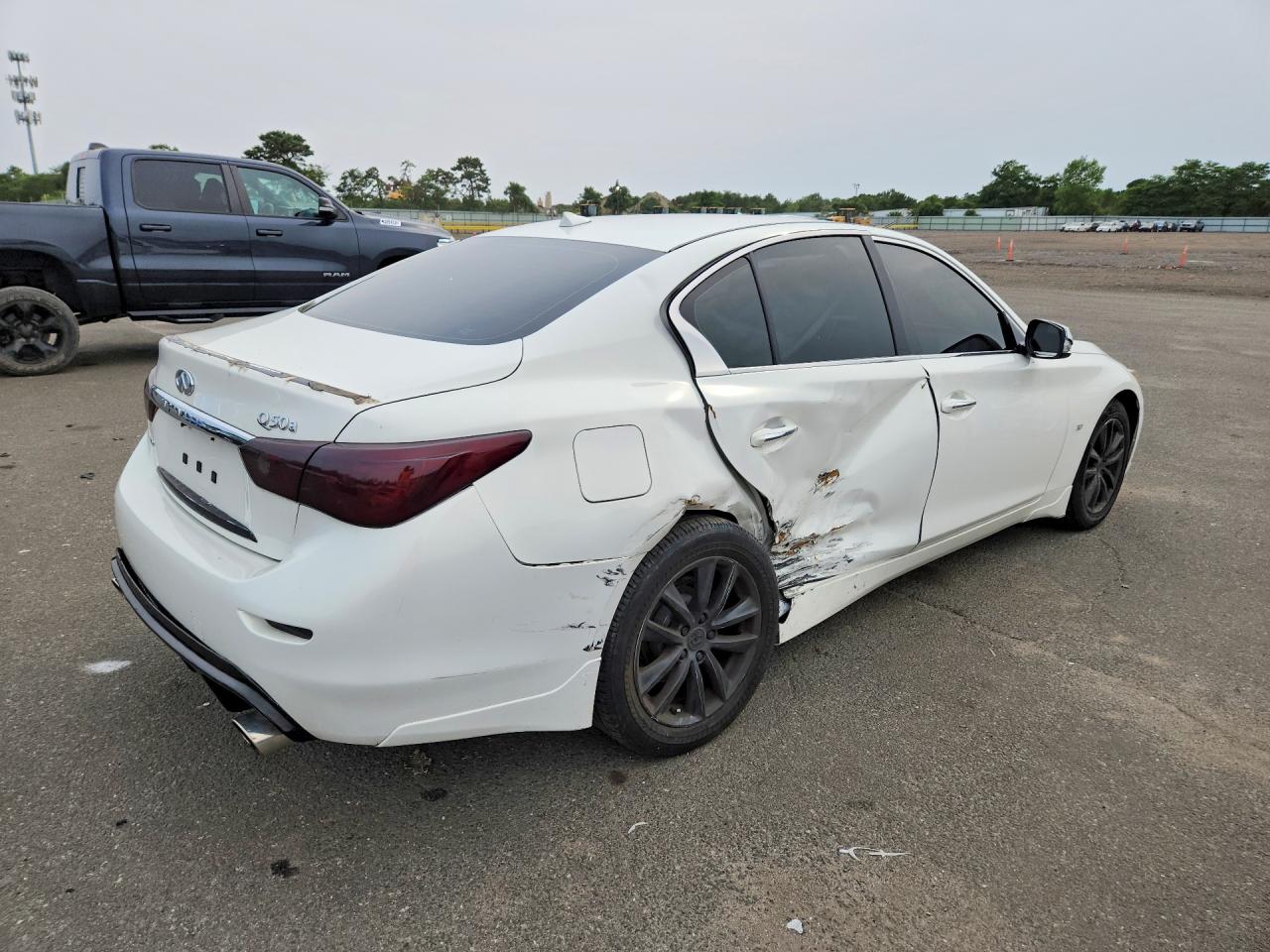 2015 Infiniti Q50 Base Gray vin: JN1BV7AR9FM398846