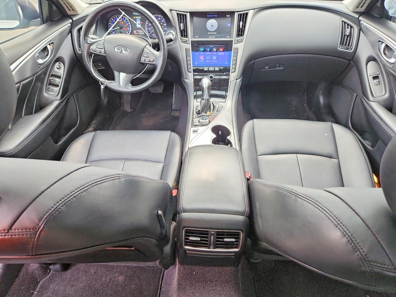 2015 Infiniti Q50 Base Gray vin: JN1BV7AR9FM398846