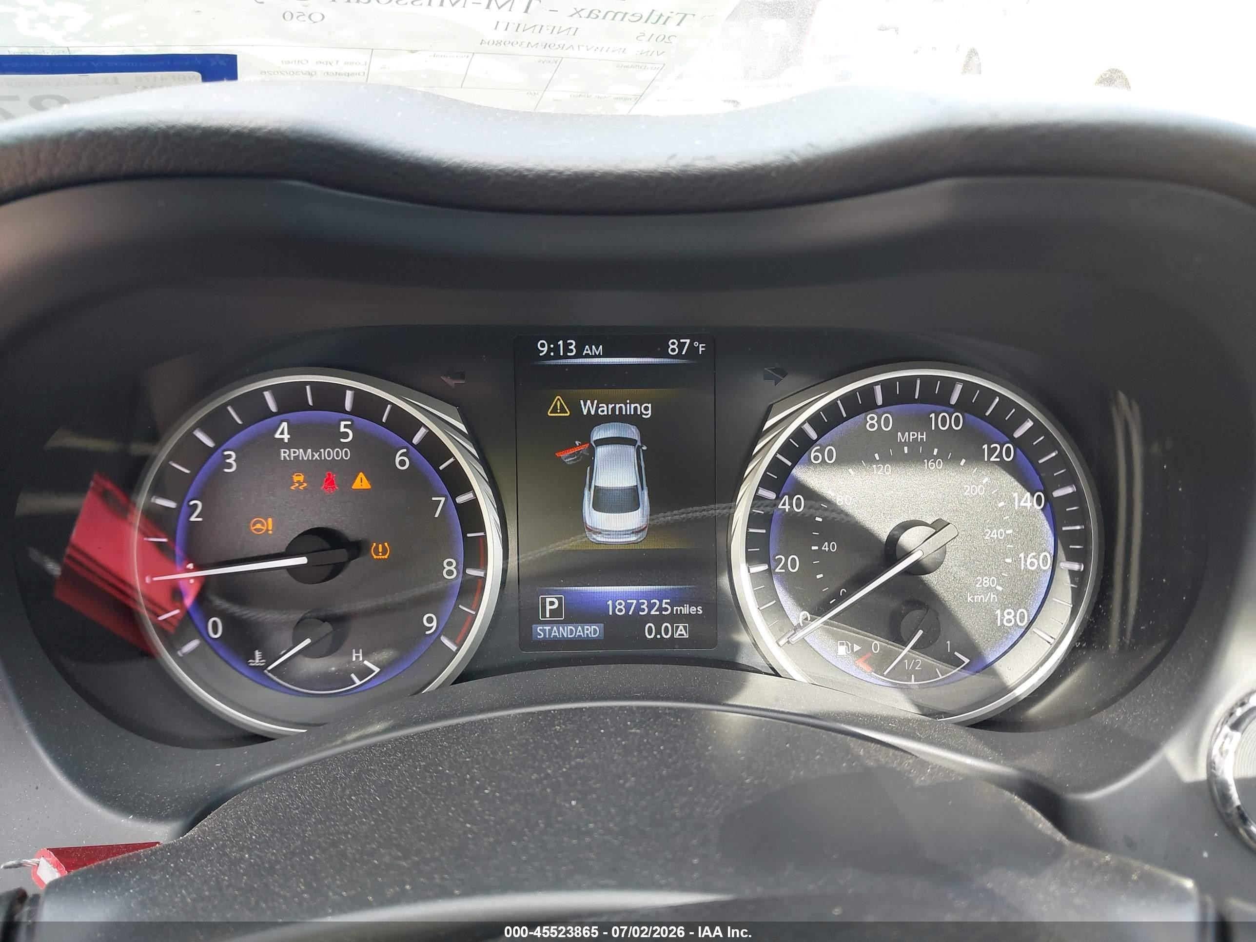 2015 Infiniti Q50 Premium Gray vin: JN1BV7AR9FM399804
