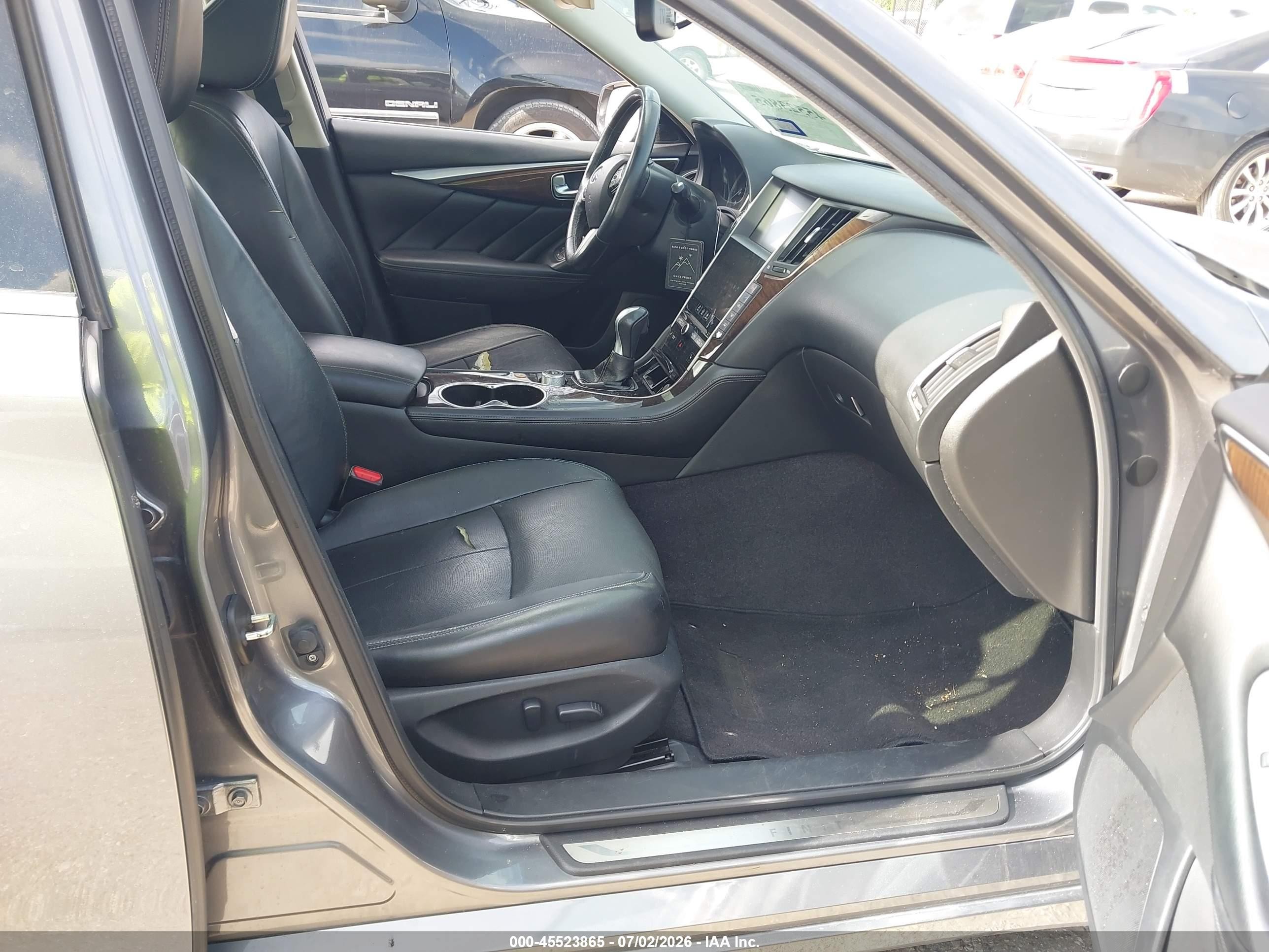 2015 Infiniti Q50 Premium Gray vin: JN1BV7AR9FM399804