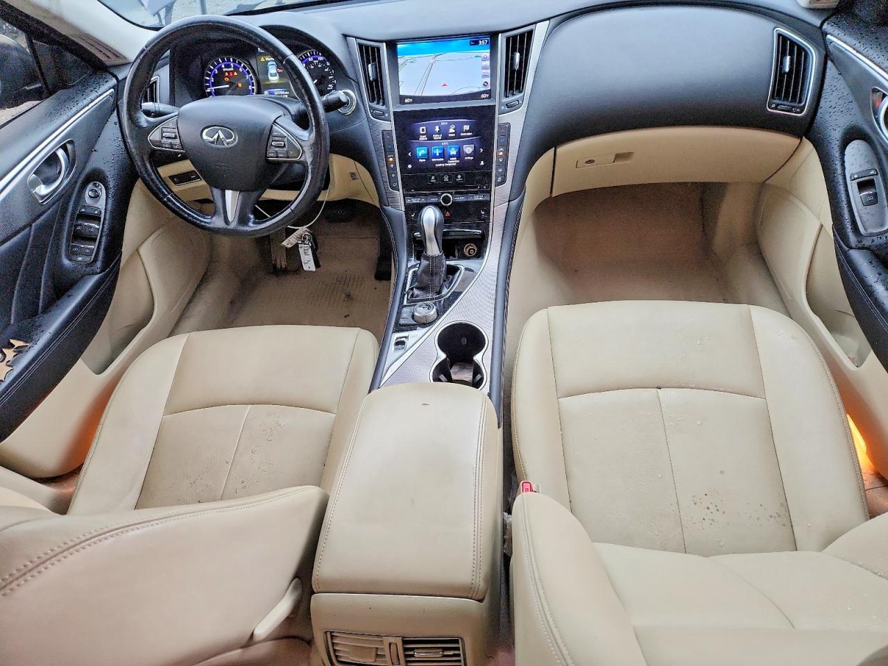 2015 Infiniti Q50 Premium Черный vin: JN1BV7AR9FM409909