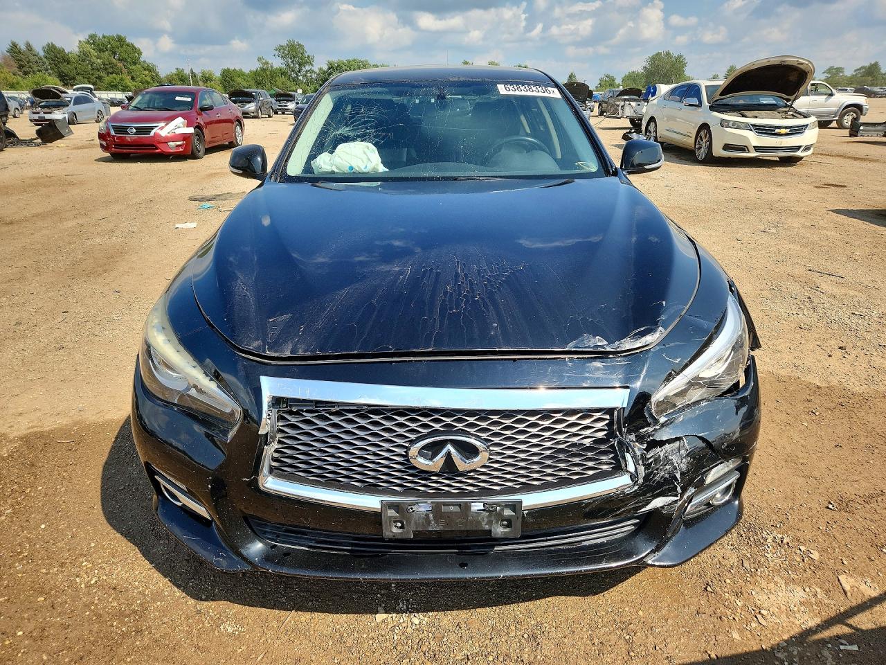 2015 Infiniti Q50 Premium Black vin: JN1BV7AR9FM415371
