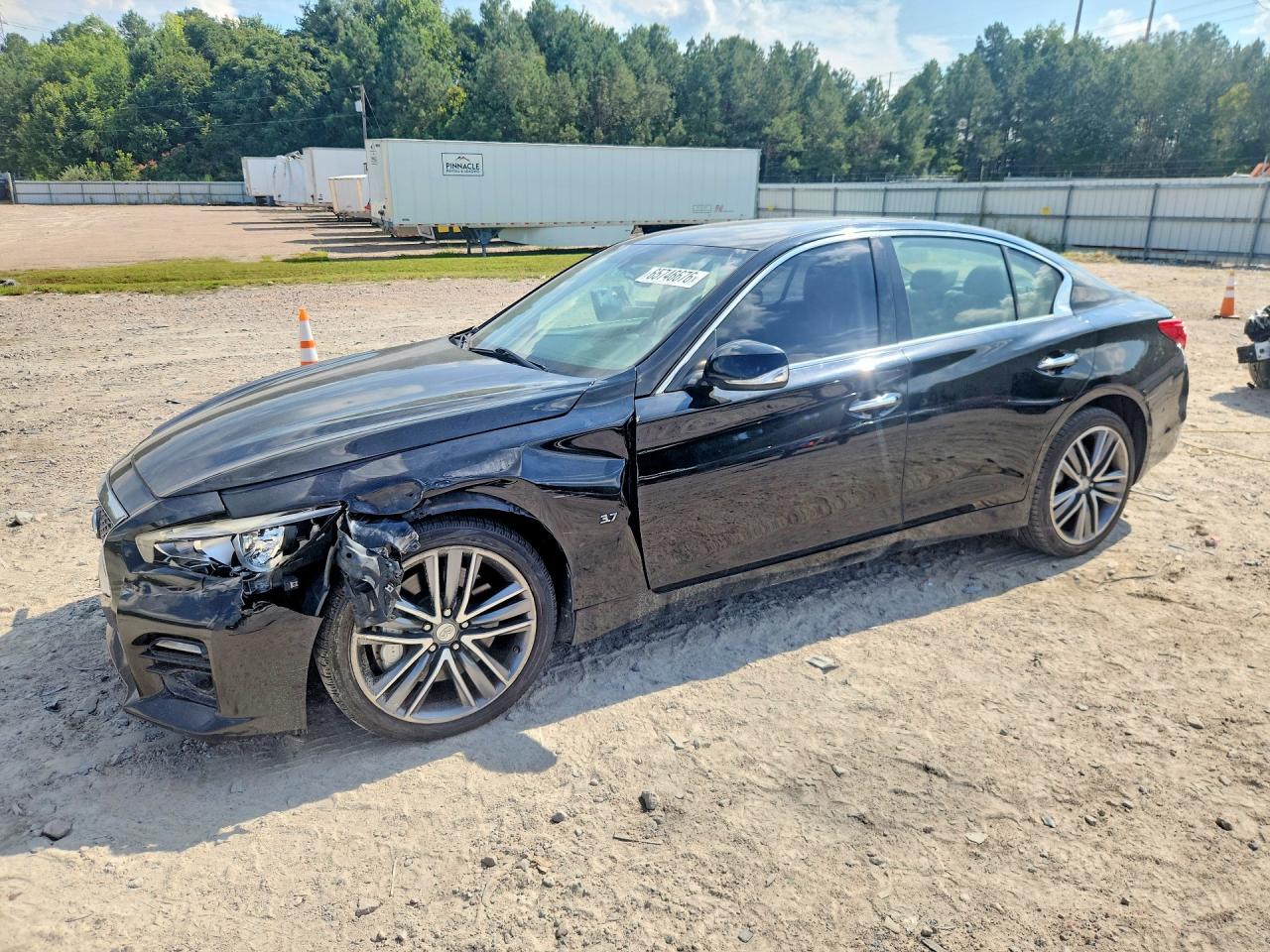 2015 Infiniti Q50 Sport Черный vin: JN1BV7AR9FM416665