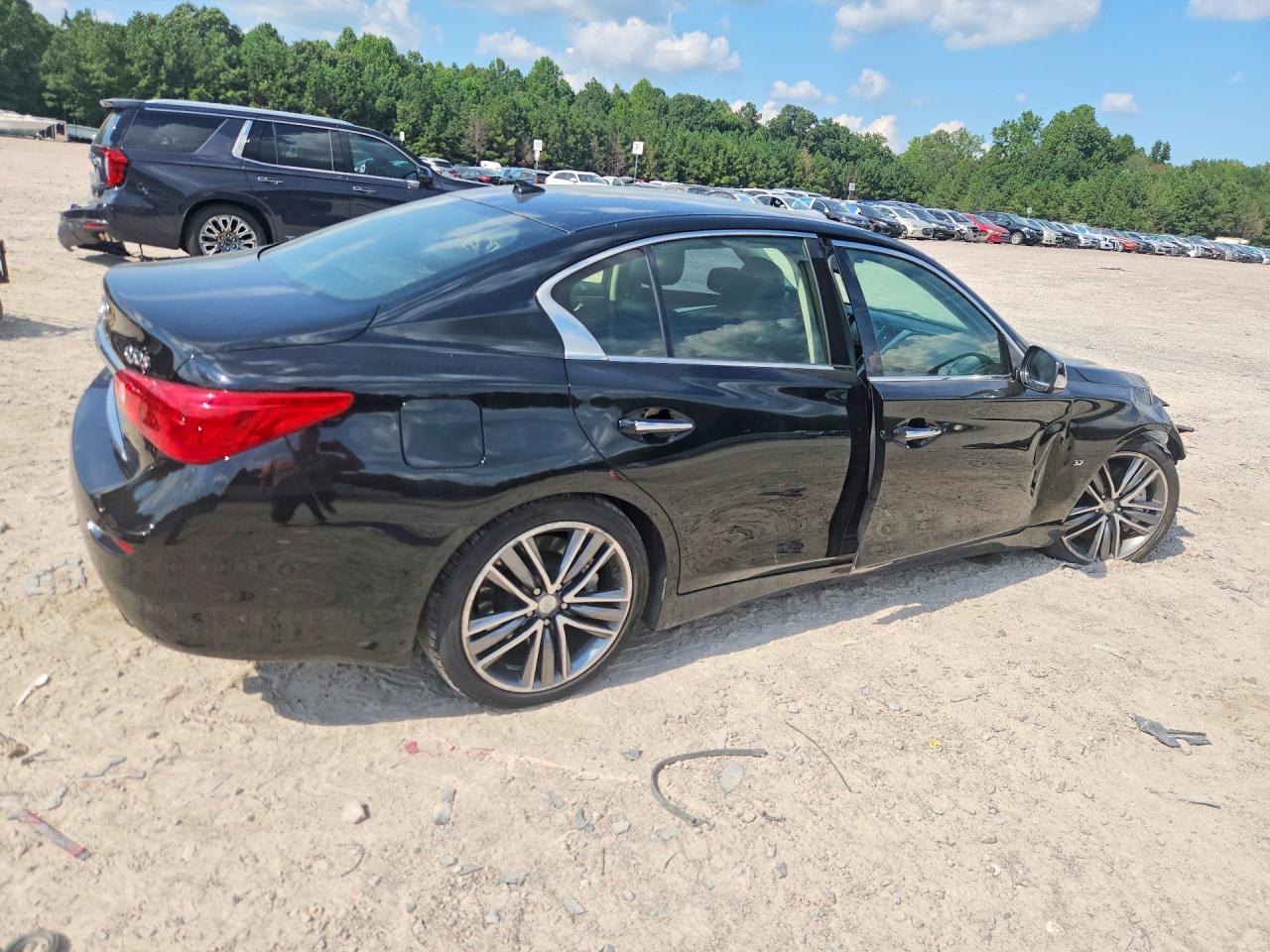 2015 Infiniti Q50 Sport Black vin: JN1BV7AR9FM416665