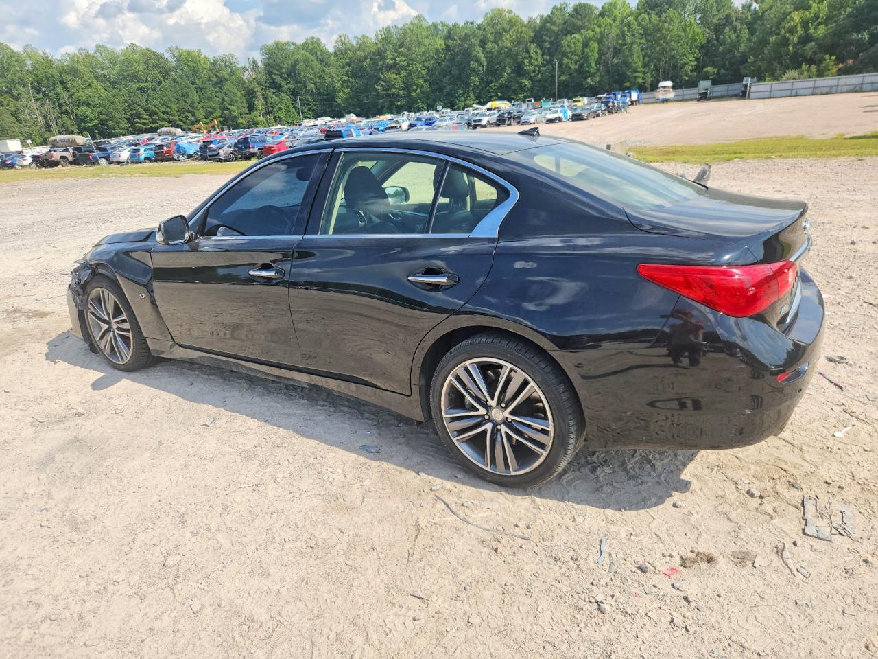 2015 Infiniti Q50 Sport Black vin: JN1BV7AR9FM416665