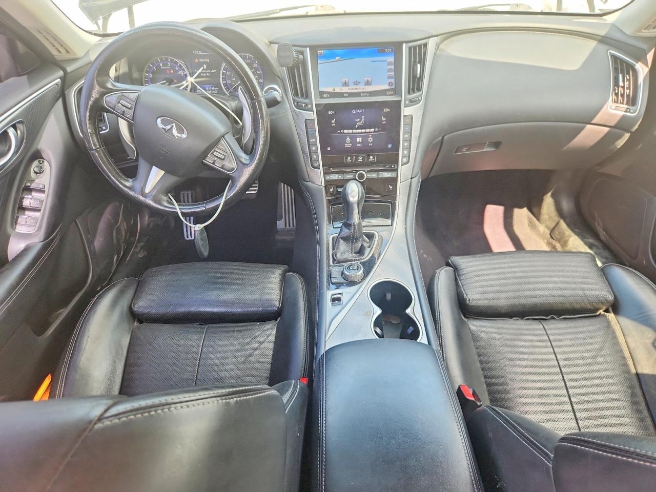 2015 Infiniti Q50 Sport Black vin: JN1BV7AR9FM416665