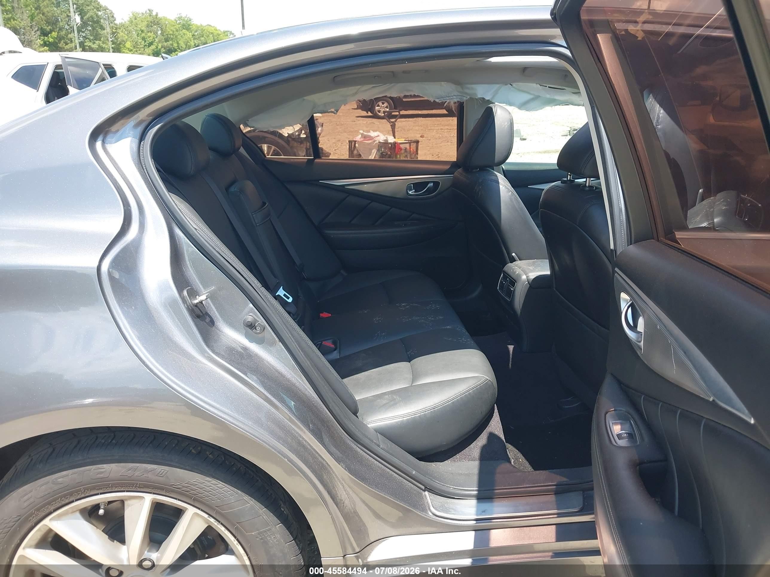 2015 Infiniti Q50 Premium Gray vin: JN1BV7AR9FM421865