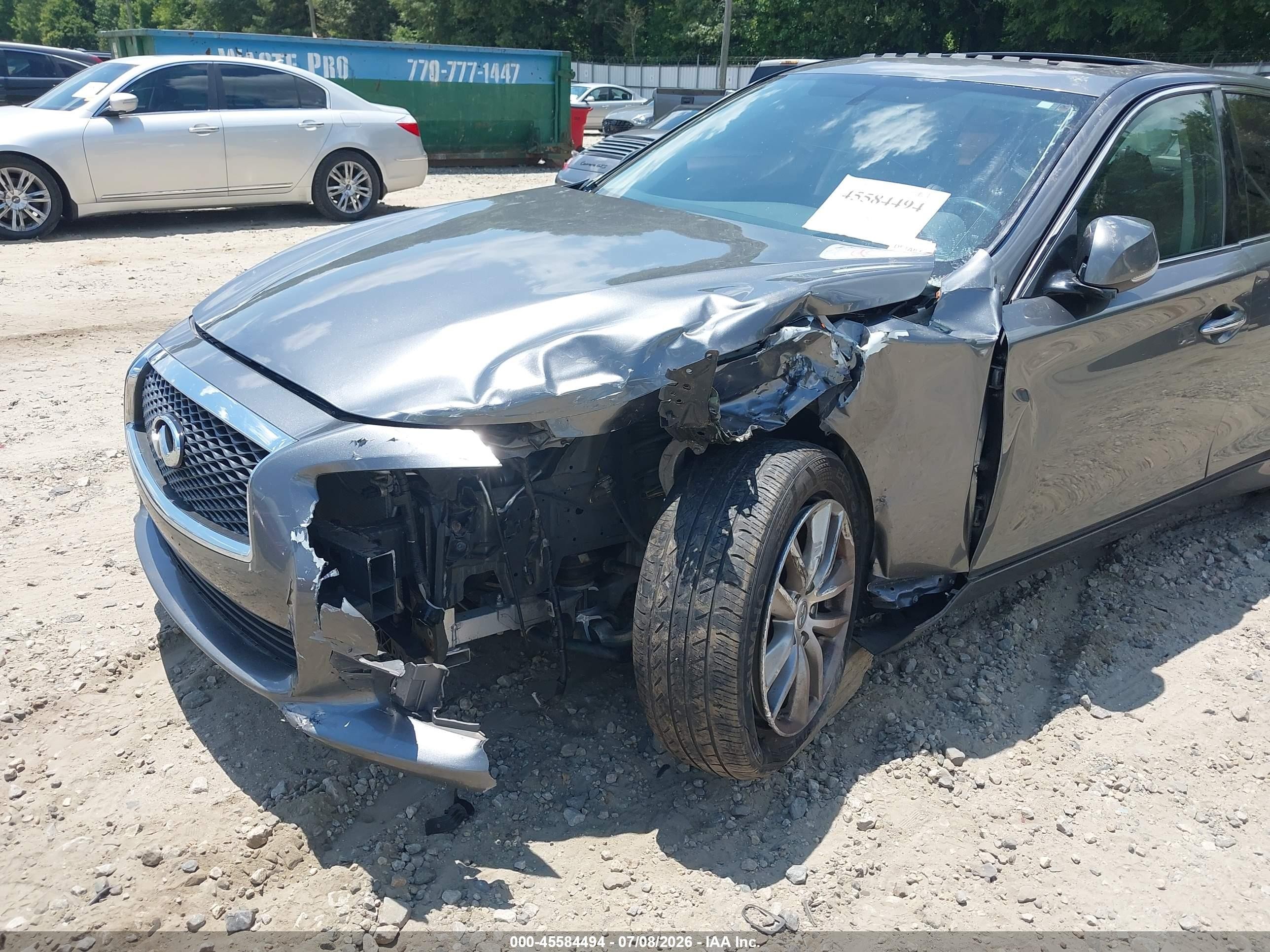 2015 Infiniti Q50 Premium Gray vin: JN1BV7AR9FM421865