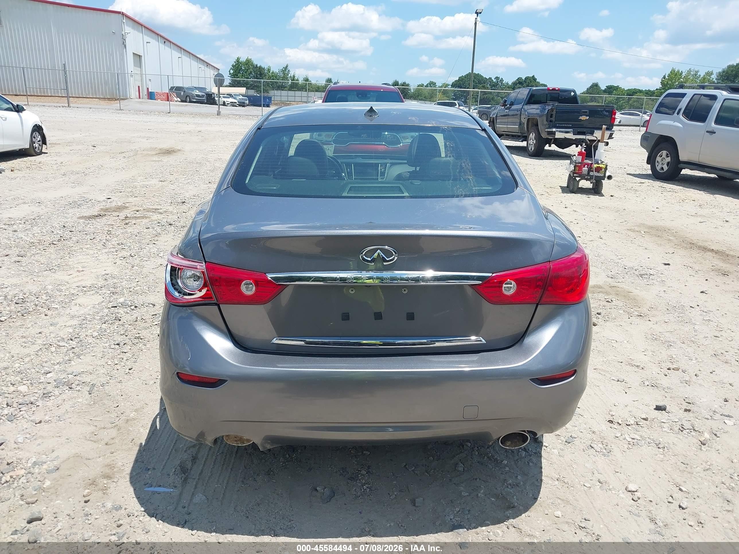 2015 Infiniti Q50 Premium Gray vin: JN1BV7AR9FM421865