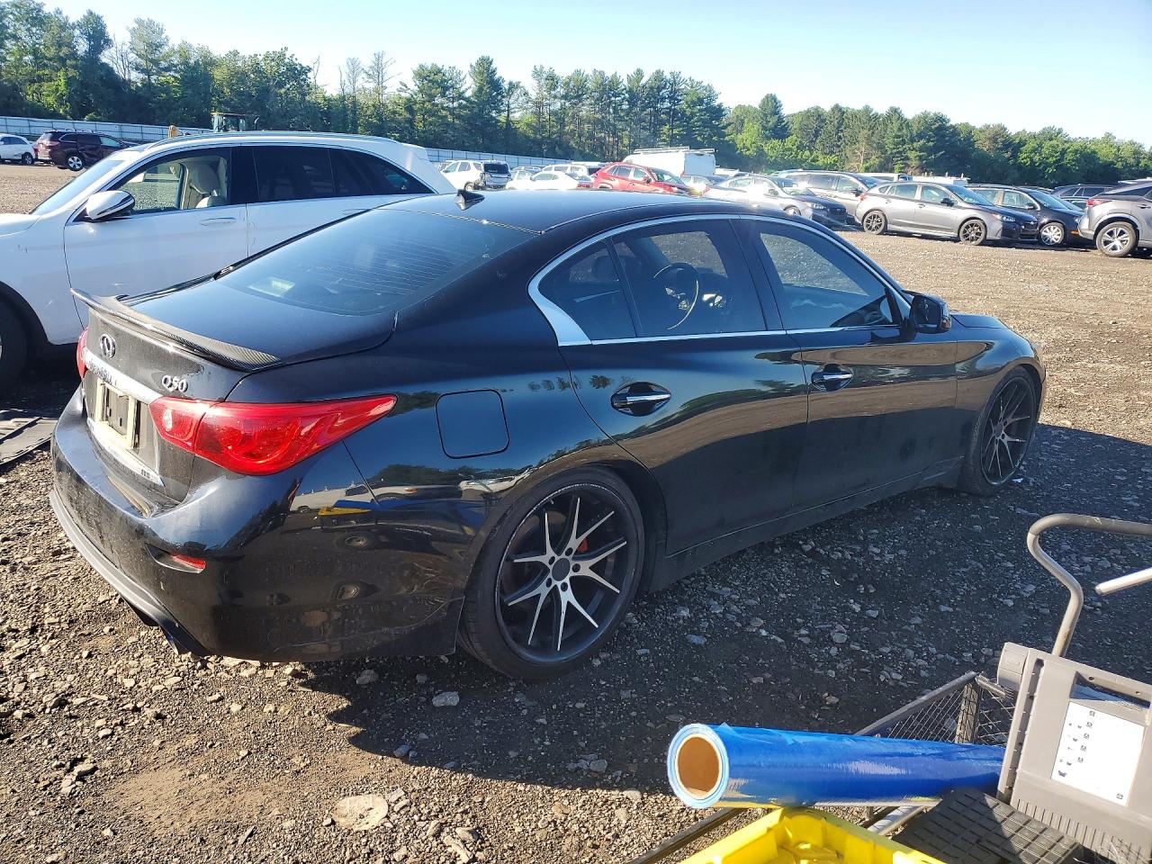 2015 Infiniti Q50 Premium Black vin: JN1BV7AR9FM421879