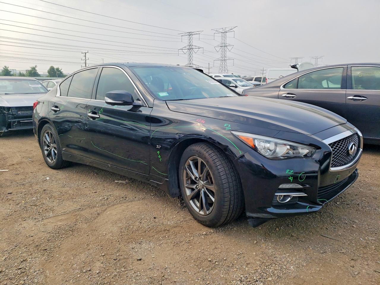 2015 Infiniti Q50 Premium Black vin: JN1BV7AR9FM422661