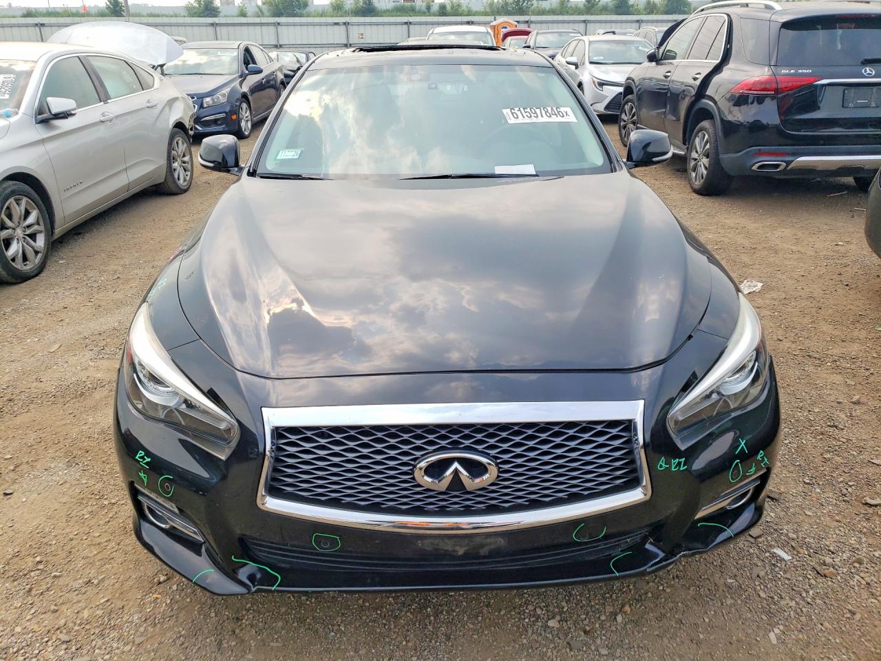 2015 Infiniti Q50 Premium Black vin: JN1BV7AR9FM422661