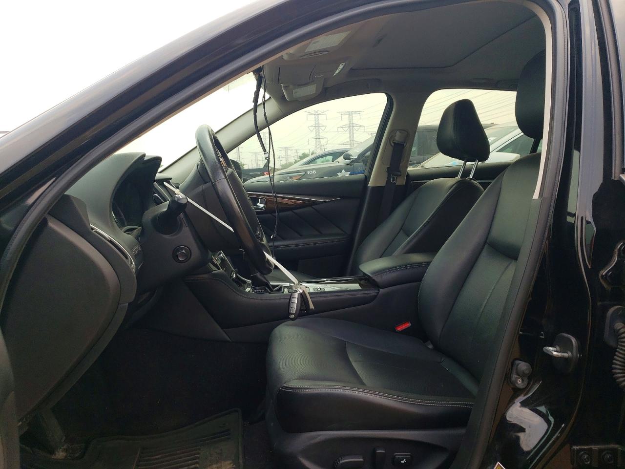 2015 Infiniti Q50 Premium Black vin: JN1BV7AR9FM422661