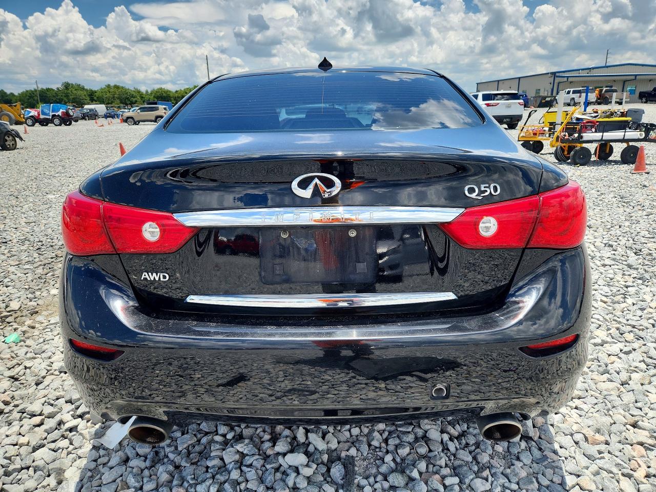 2014 Infiniti Q50 Base Black vin: JN1BV7ARXEM681948