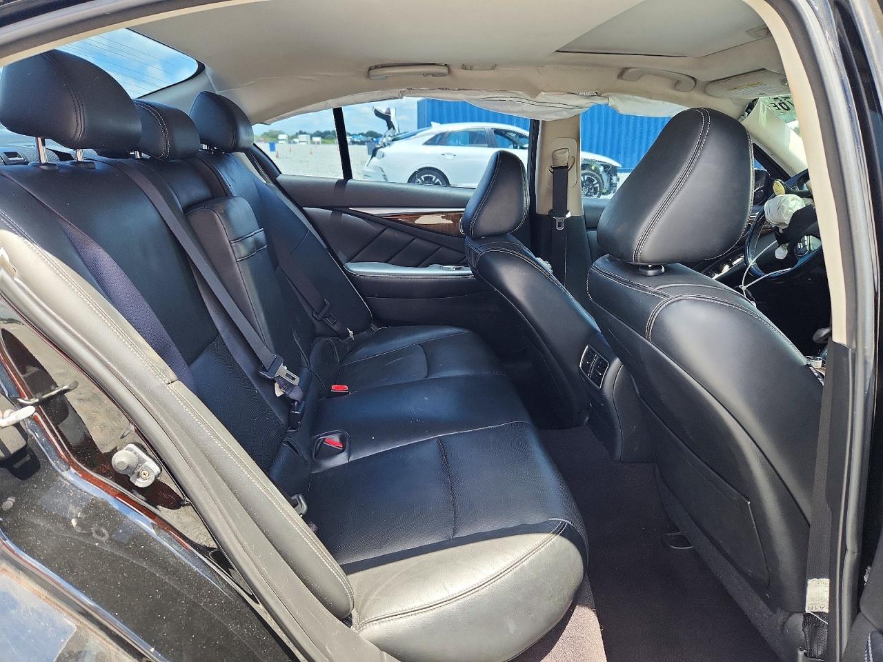 2014 Infiniti Q50 Base Black vin: JN1BV7ARXEM681948