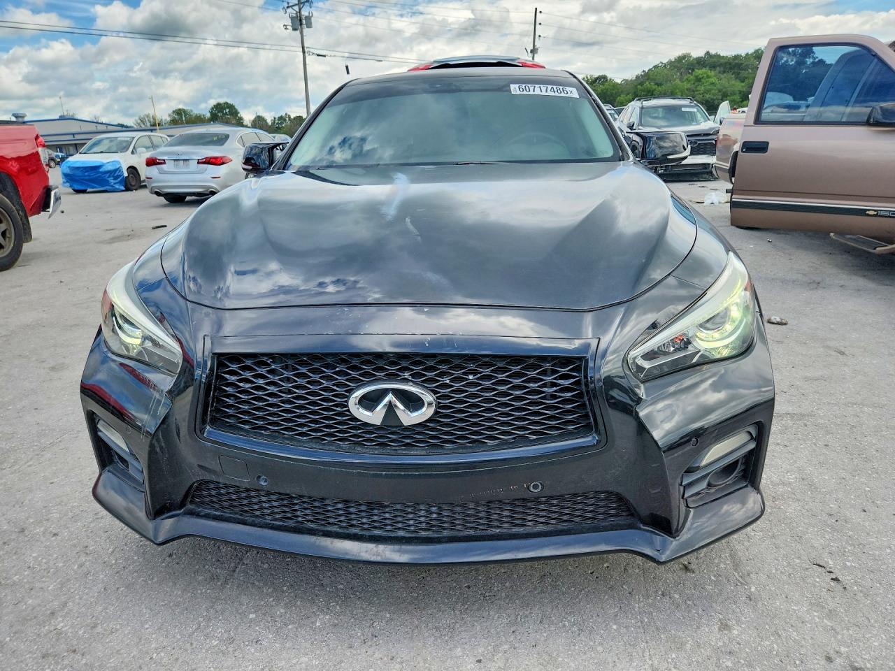 2014 Infiniti Q50 Base Black vin: JN1BV7ARXEM682260