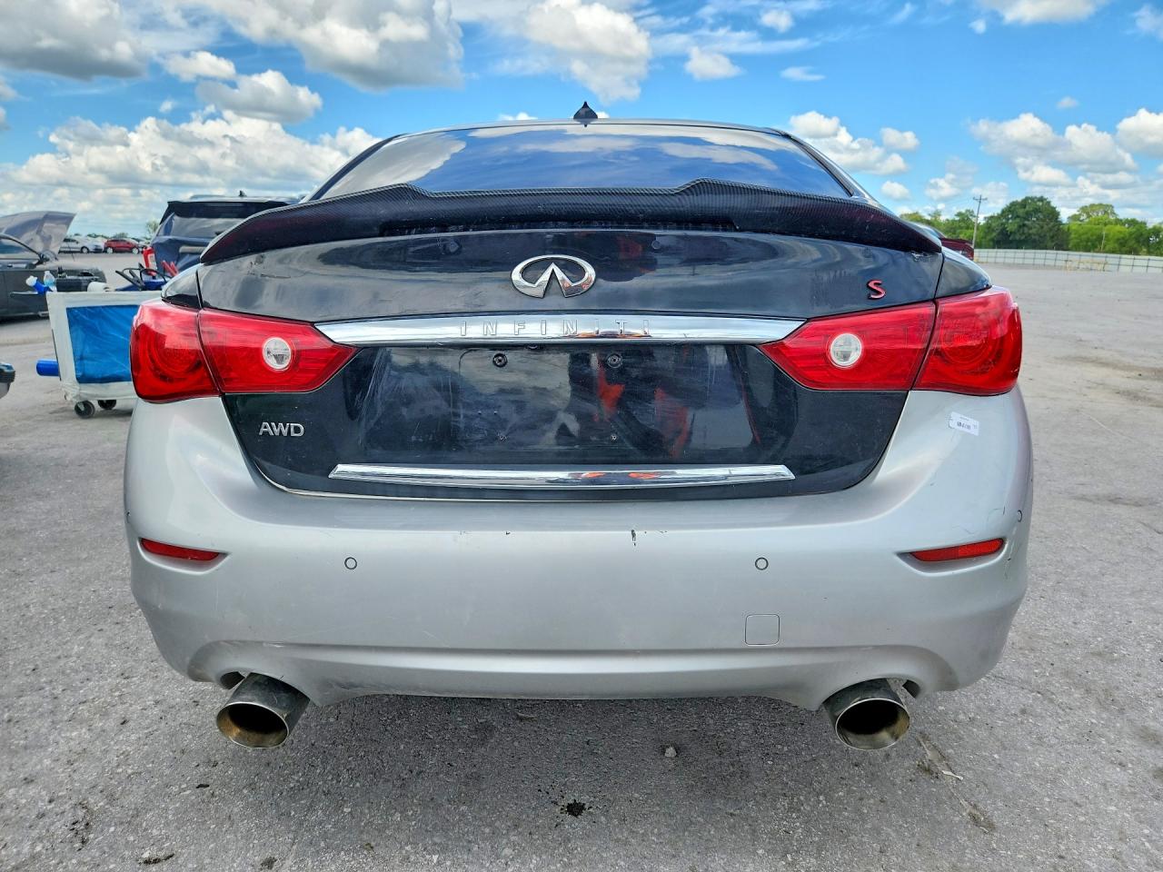 2014 Infiniti Q50 Base Black vin: JN1BV7ARXEM682260