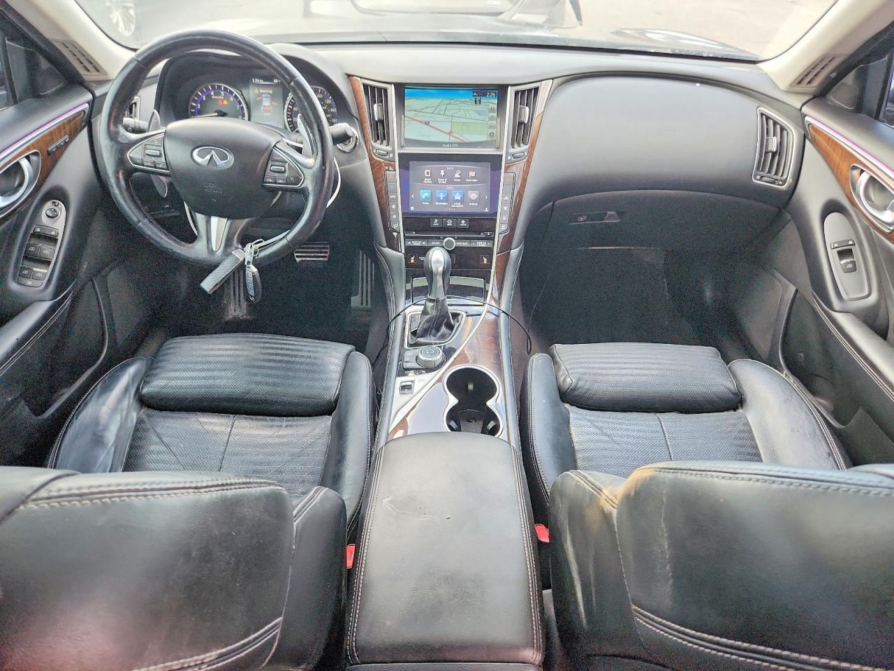 2014 Infiniti Q50 Base Black vin: JN1BV7ARXEM682260